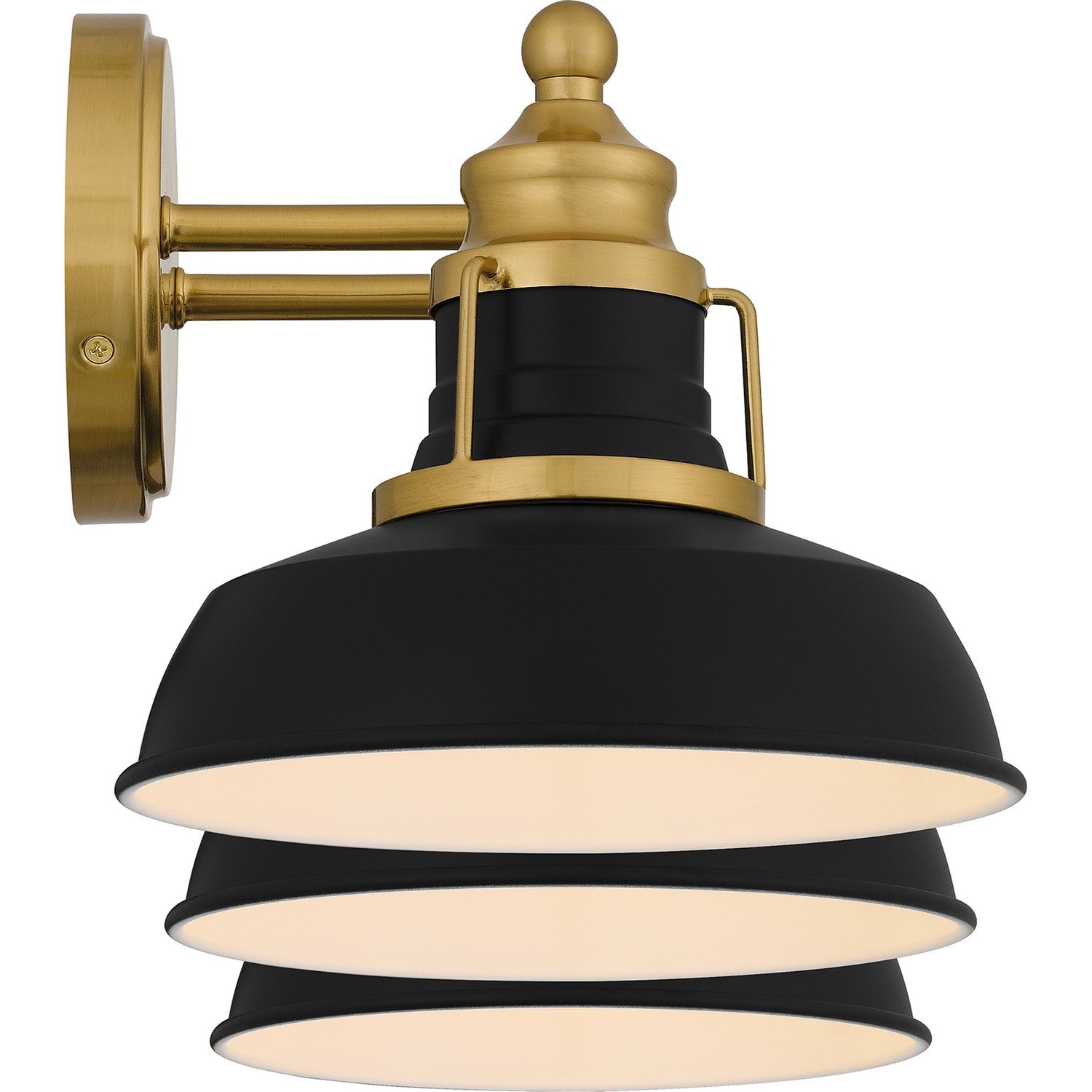Quoizel - HUX8625AB - Three Light Bath - Huxley - Aged Brass