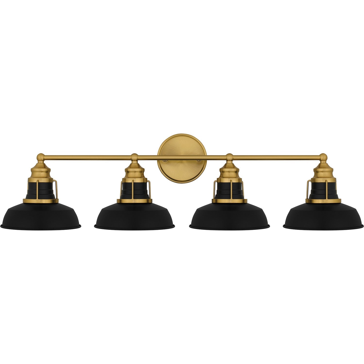 Quoizel - HUX8634AB - Four Light Bath - Huxley - Aged Brass