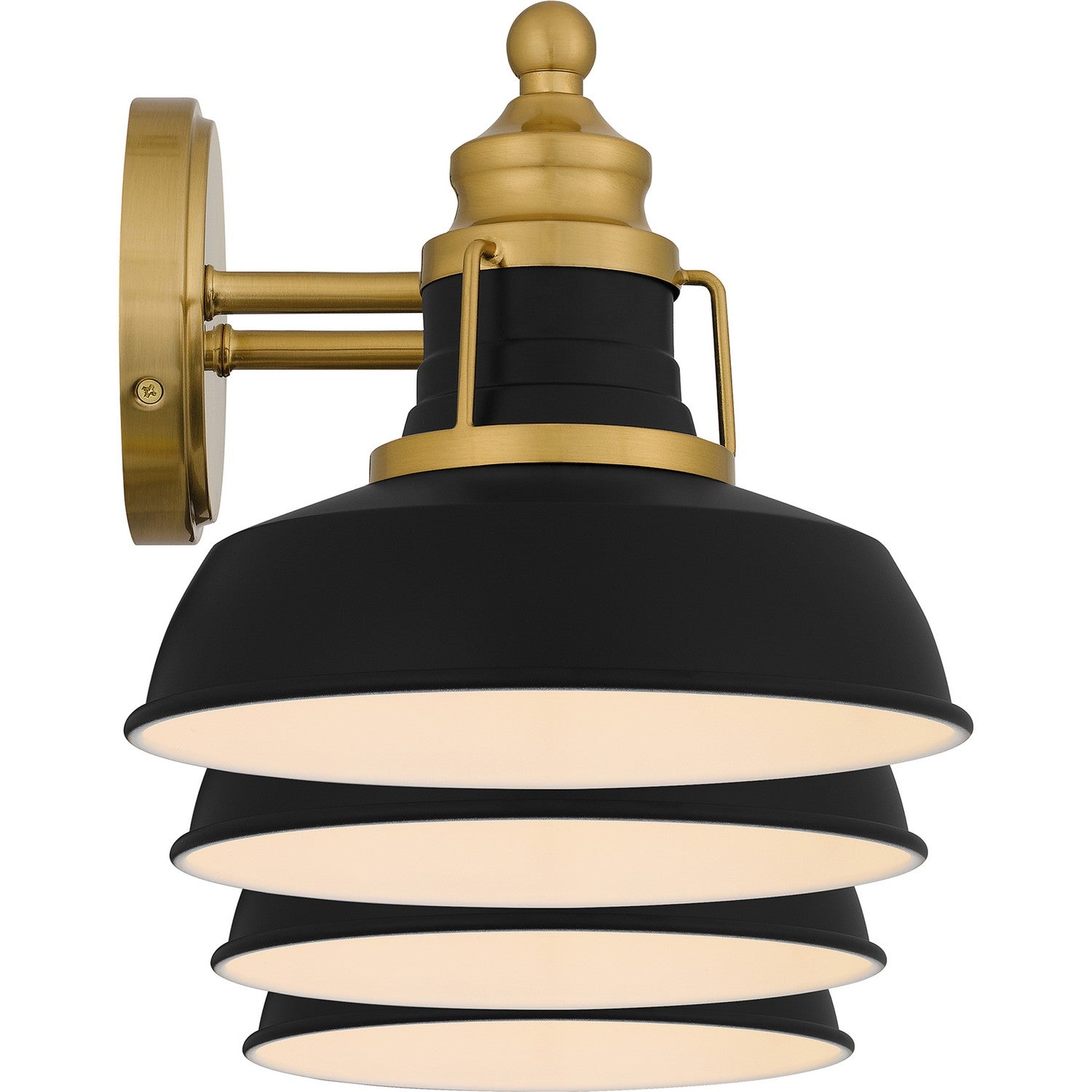Quoizel - HUX8634AB - Four Light Bath - Huxley - Aged Brass