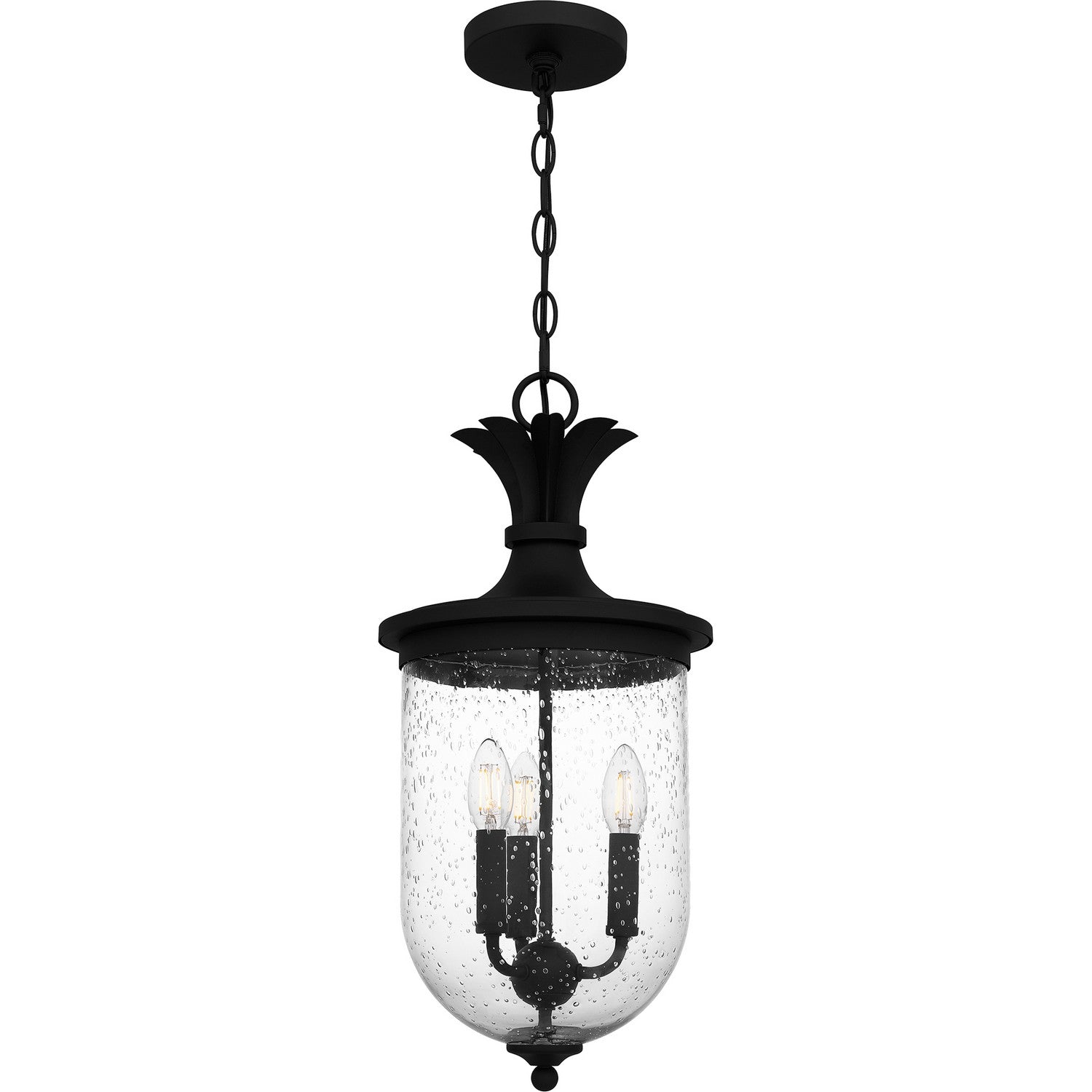 Quoizel - HVN1910EK - Three Light Outdoor Hanging Lantern - Havana - Earth Black