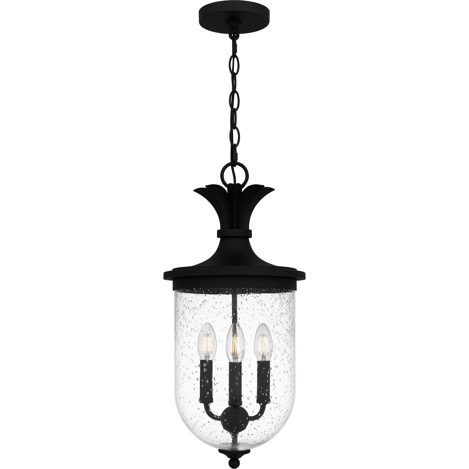 Quoizel - HVN1910EK - Three Light Outdoor Hanging Lantern - Havana - Earth Black