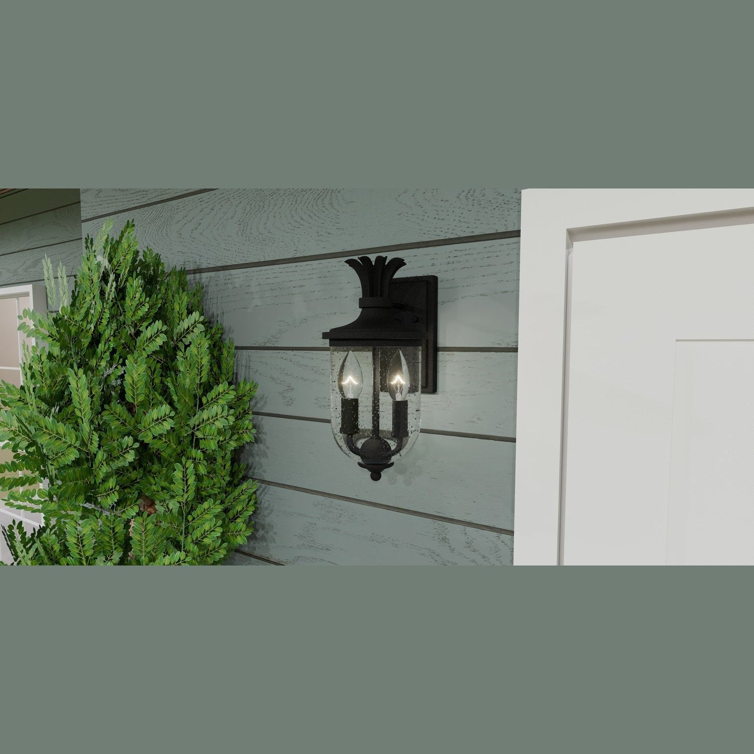 Quoizel - HVN8406EK - Two Light Outdoor Wall Mount - Havana - Earth Black