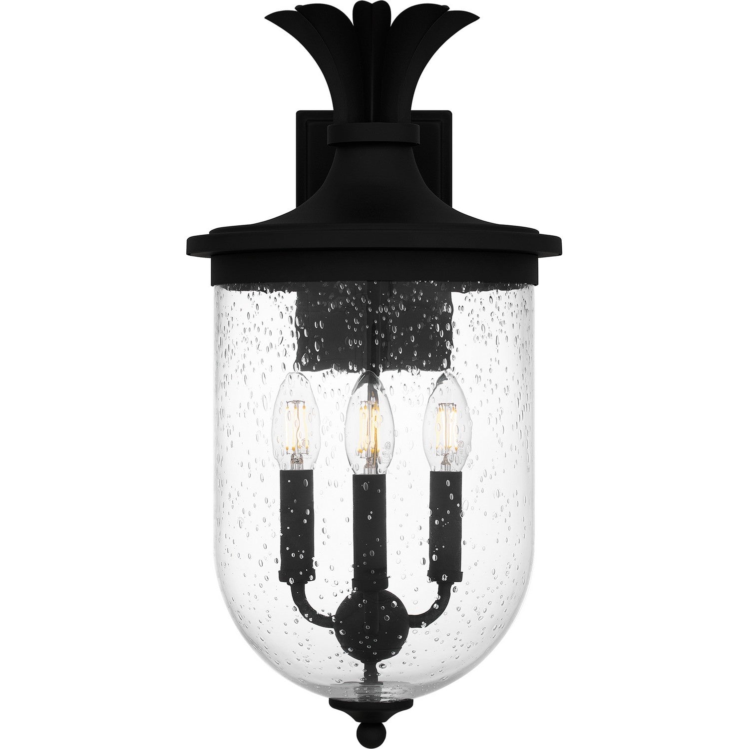 Quoizel - HVN8410EK - Three Light Outdoor Wall Mount - Havana - Earth Black