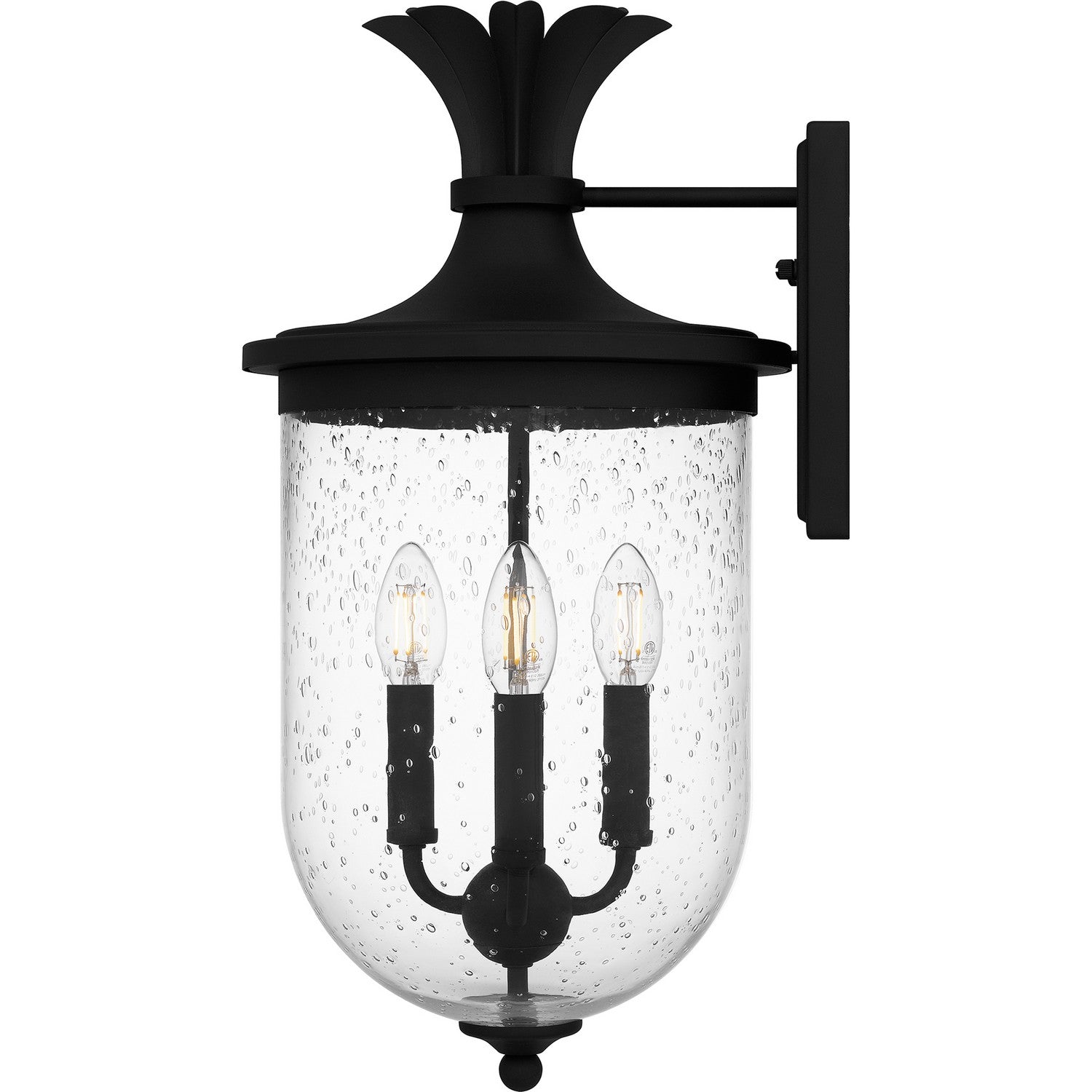 Quoizel - HVN8410EK - Three Light Outdoor Wall Mount - Havana - Earth Black