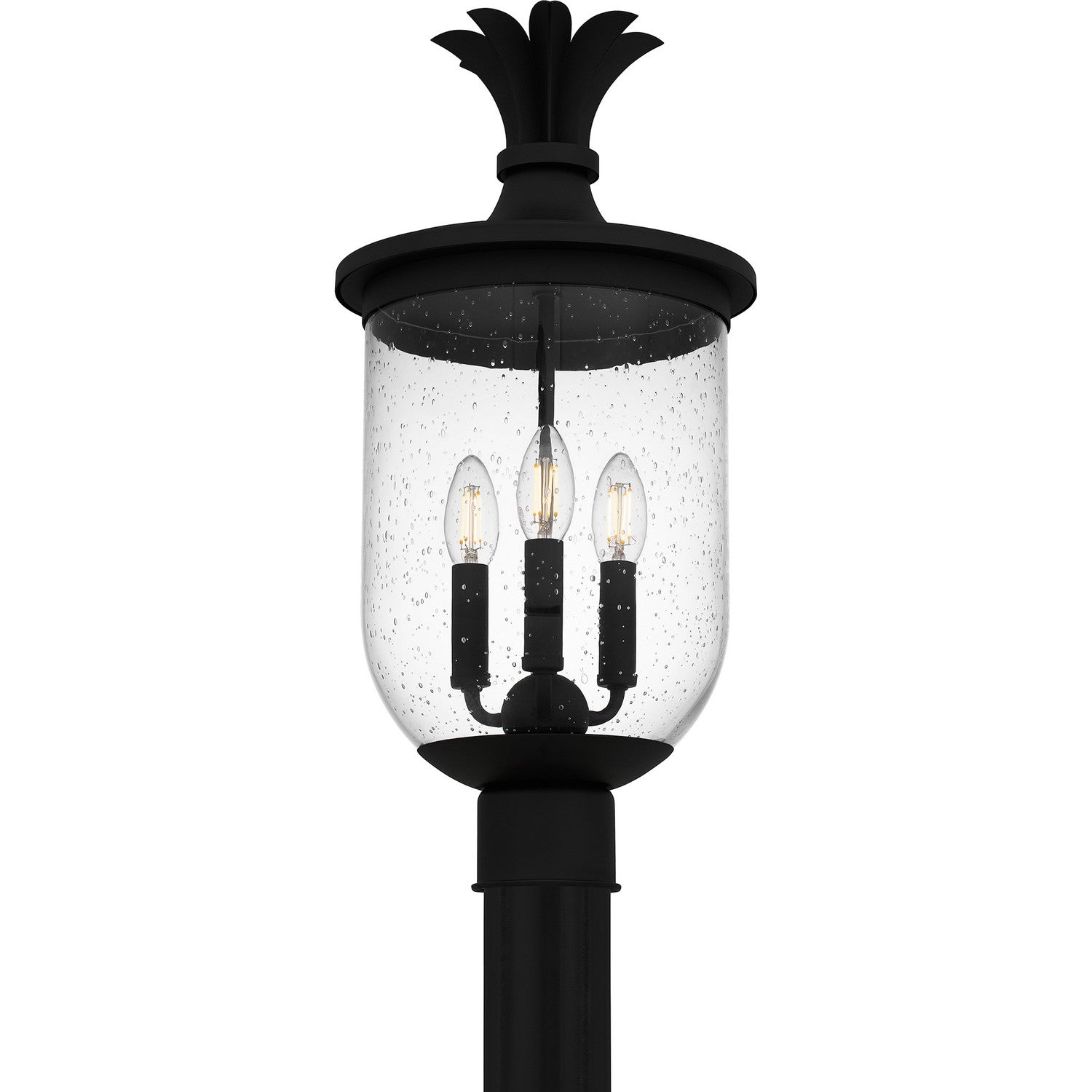 Quoizel - HVN9010EK - Three Light Outdoor Post Mount - Havana - Earth Black