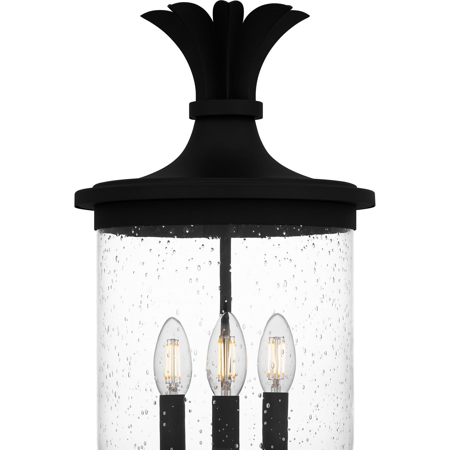 Quoizel - HVN9010EK - Three Light Outdoor Post Mount - Havana - Earth Black