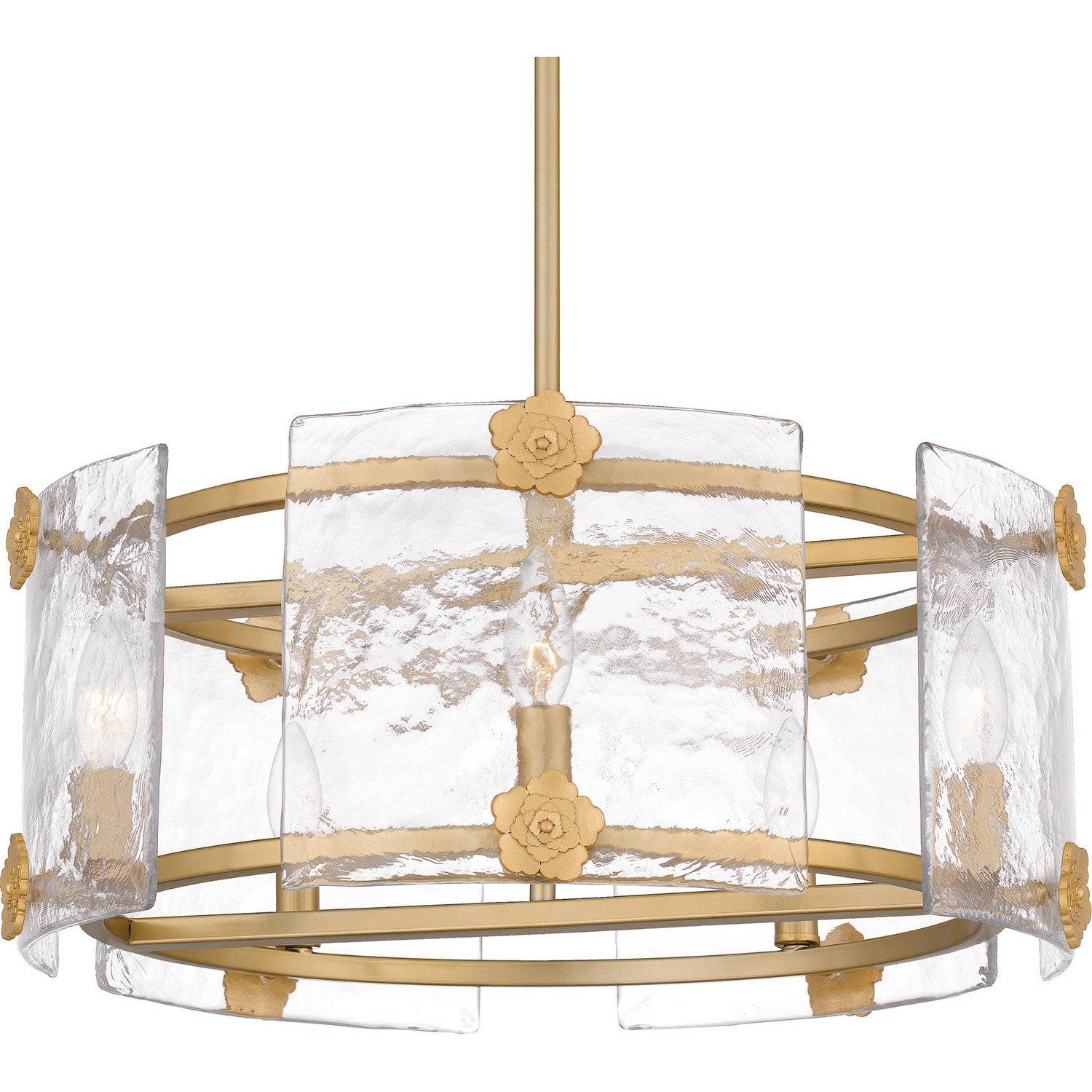 Quoizel - JOL2821LG - Five Light Pendant - Jolie - Light Gold