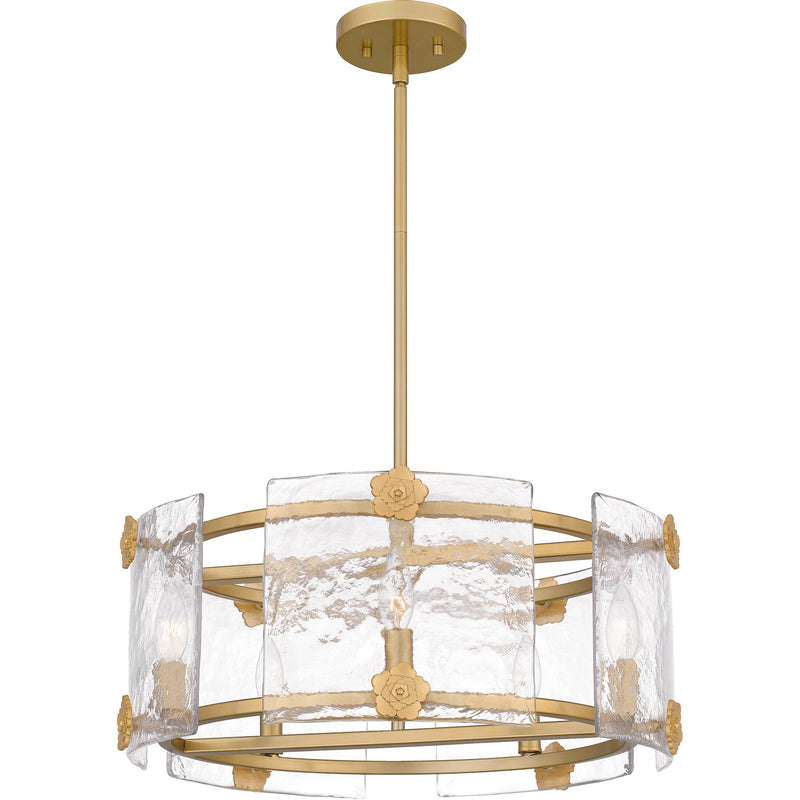 Quoizel - JOL2821LG - Five Light Pendant - Jolie - Light Gold