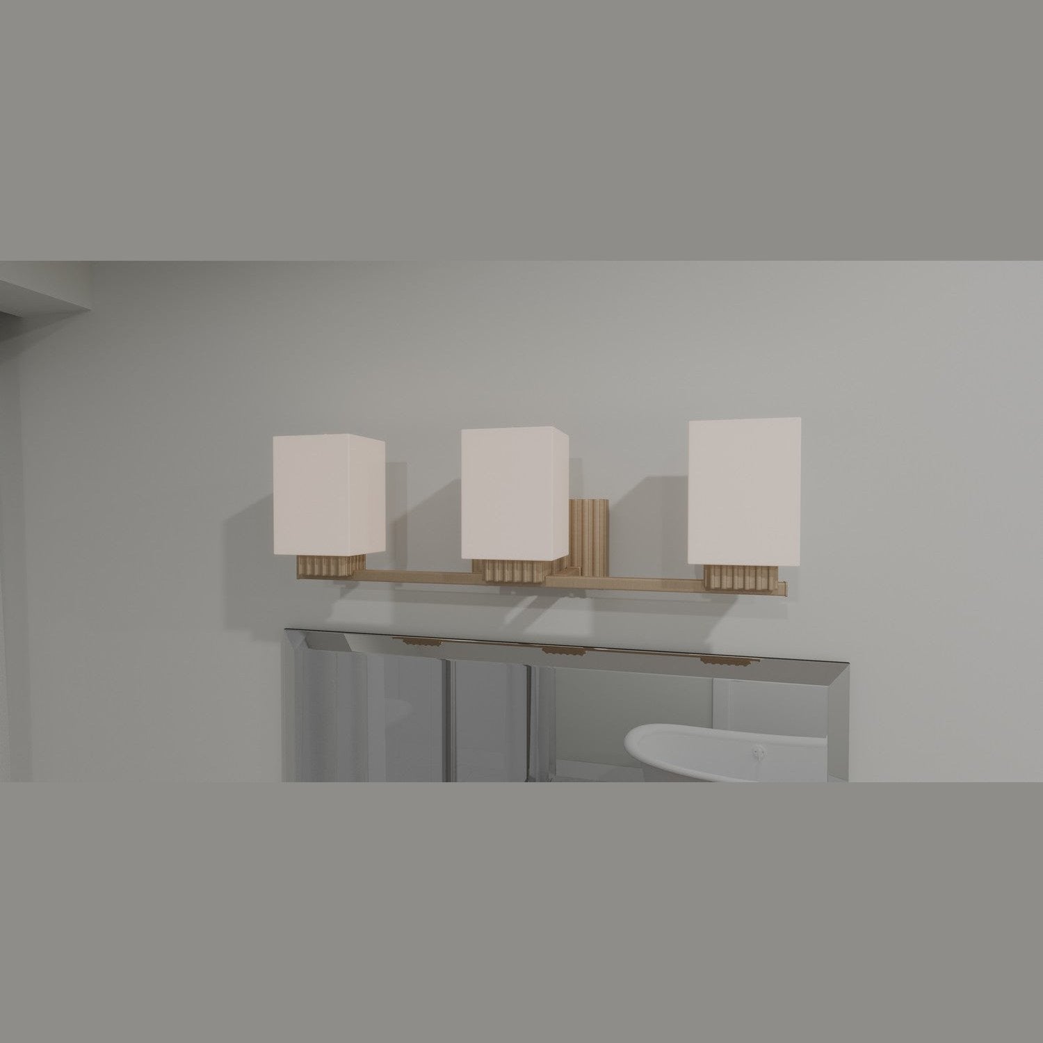 Quoizel - JOY8623BGD - Three Light Bath - Joyner - Bronze Gold