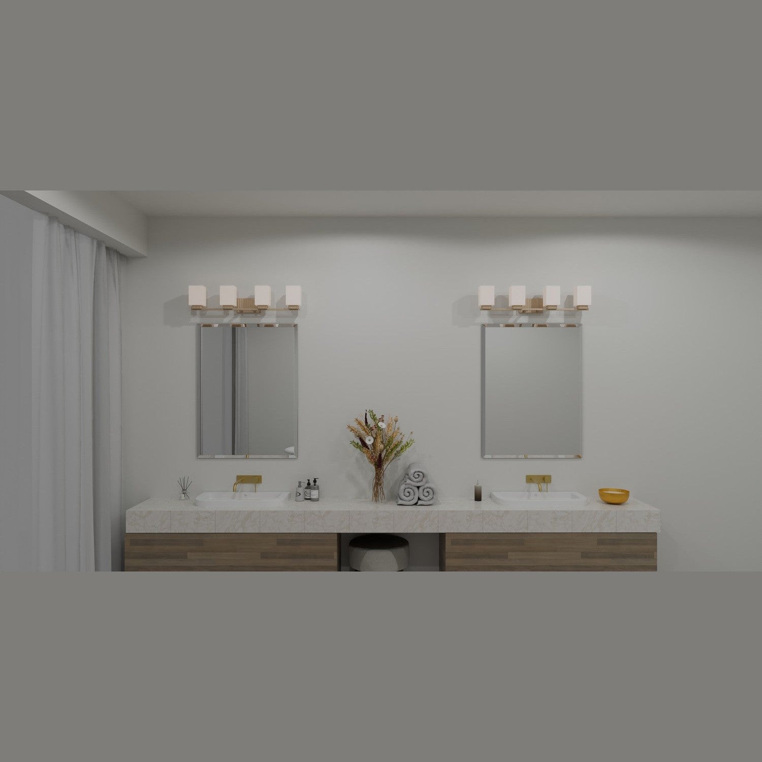 Quoizel - JOY8632BGD - Four Light Bath - Joyner - Bronze Gold