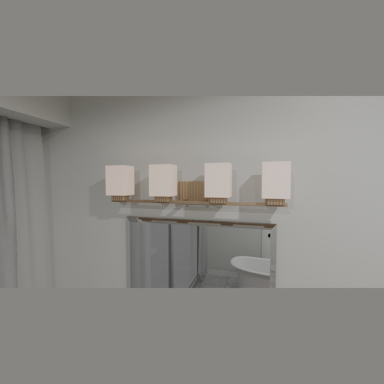 Quoizel - JOY8632BGD - Four Light Bath - Joyner - Bronze Gold
