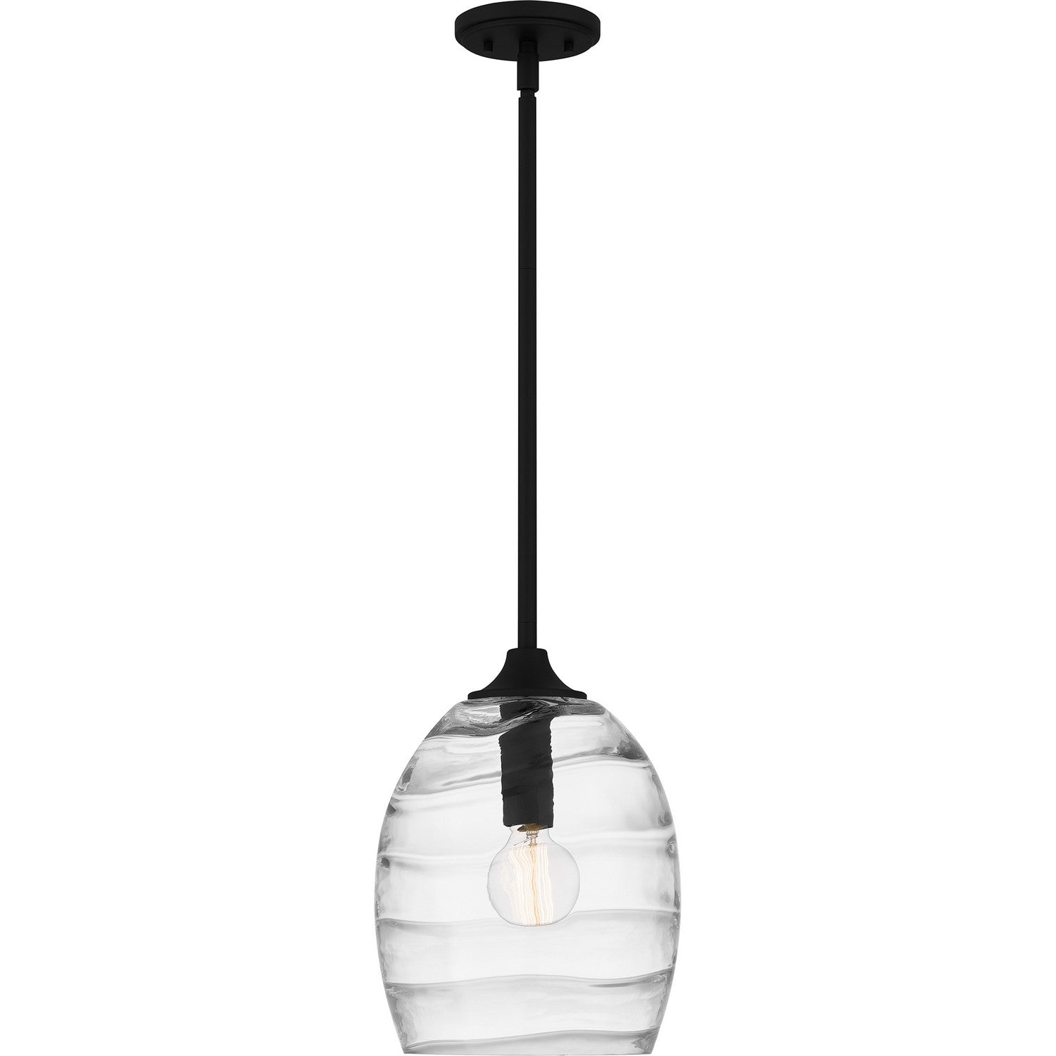 Quoizel - LCY1810MBK - One Light Pendant - Lucy - Matte Black