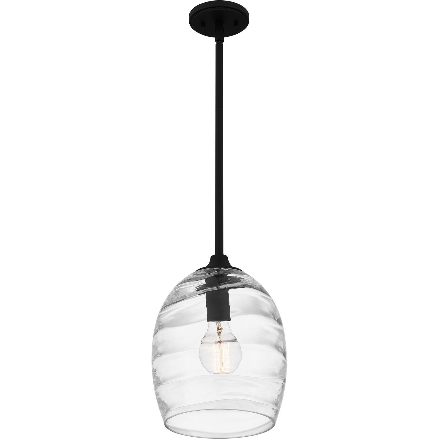 Quoizel - LCY1810MBK - One Light Pendant - Lucy - Matte Black