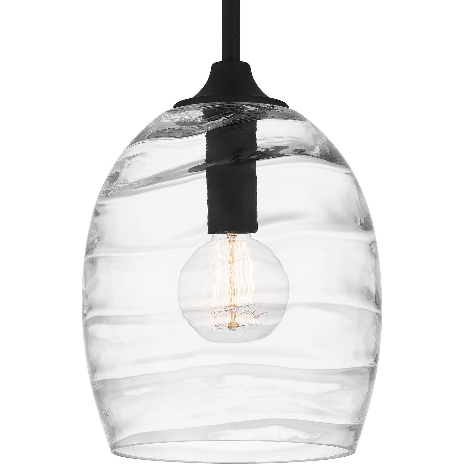 Quoizel - LCY1810MBK - One Light Pendant - Lucy - Matte Black