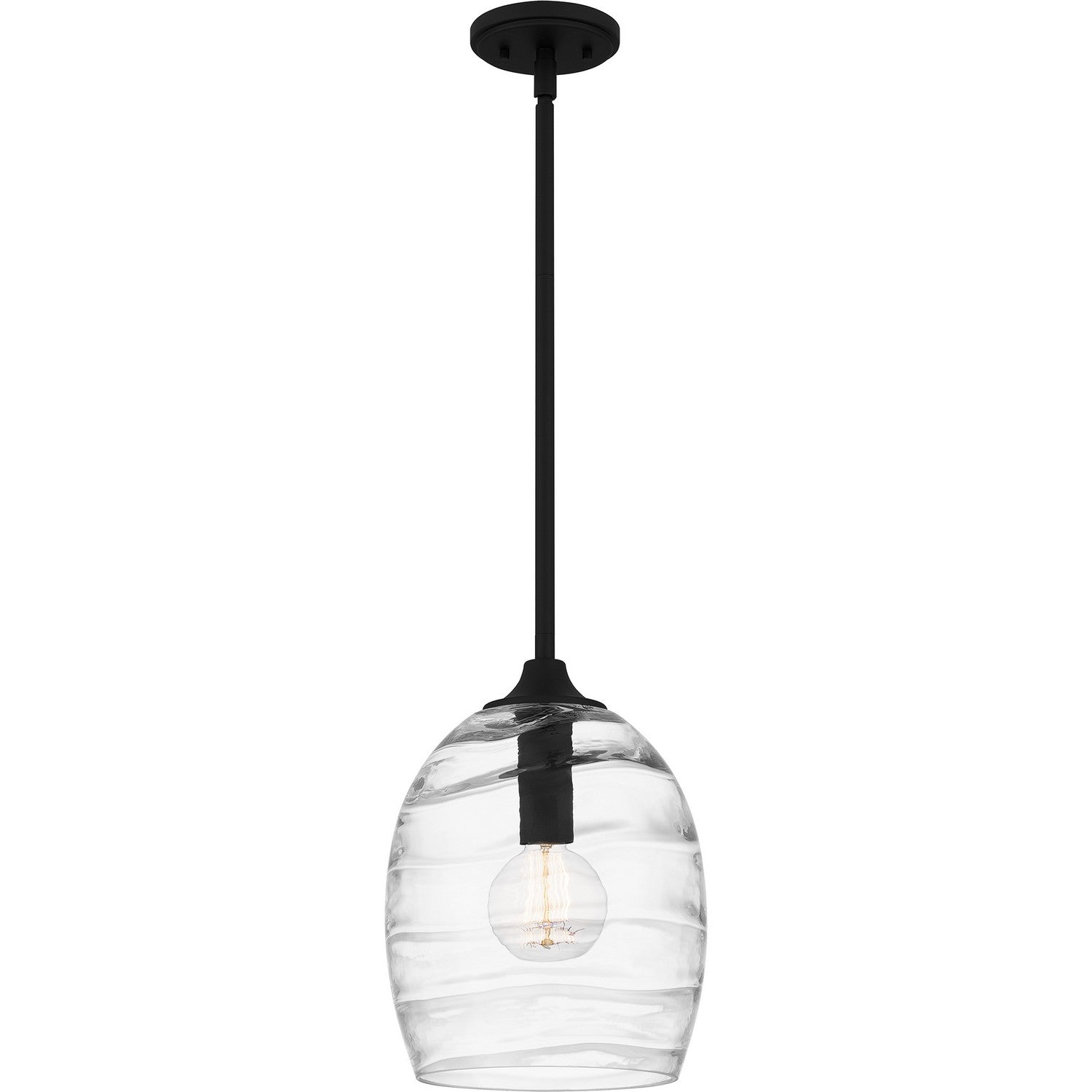 Quoizel - LCY1810MBK - One Light Pendant - Lucy - Matte Black