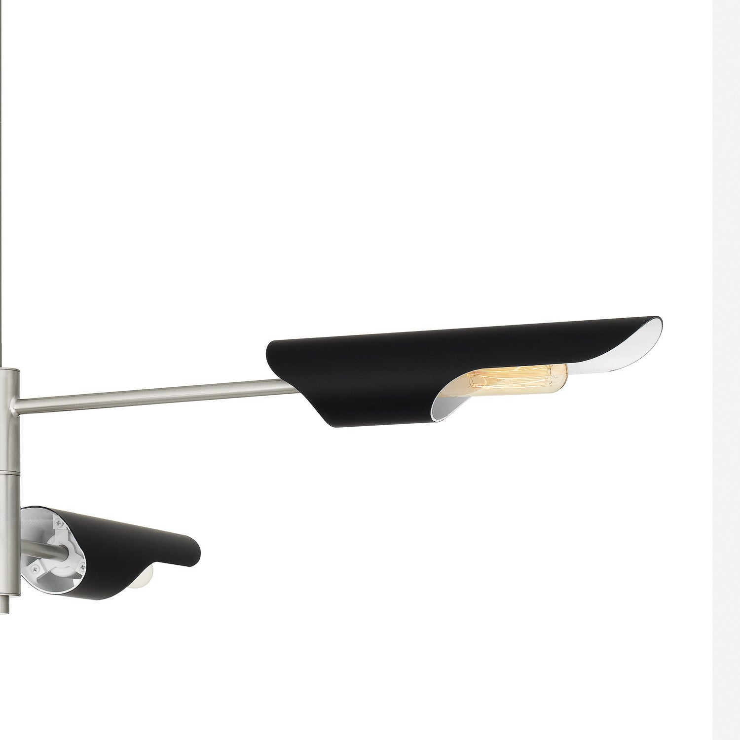 Quoizel - LOI444BN - Four Light Linear Chandelier - Leoni - Brushed Nickel