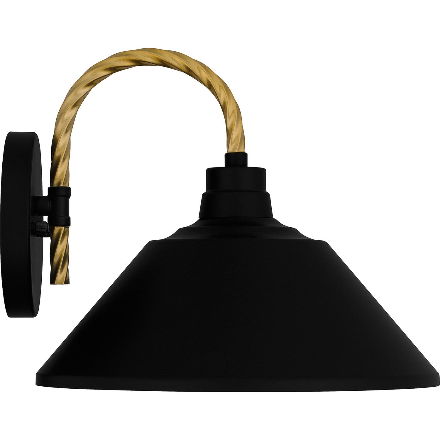 Quoizel - LSH8411MBK - One Light Outdoor Lantern - Longshore - Matte Black