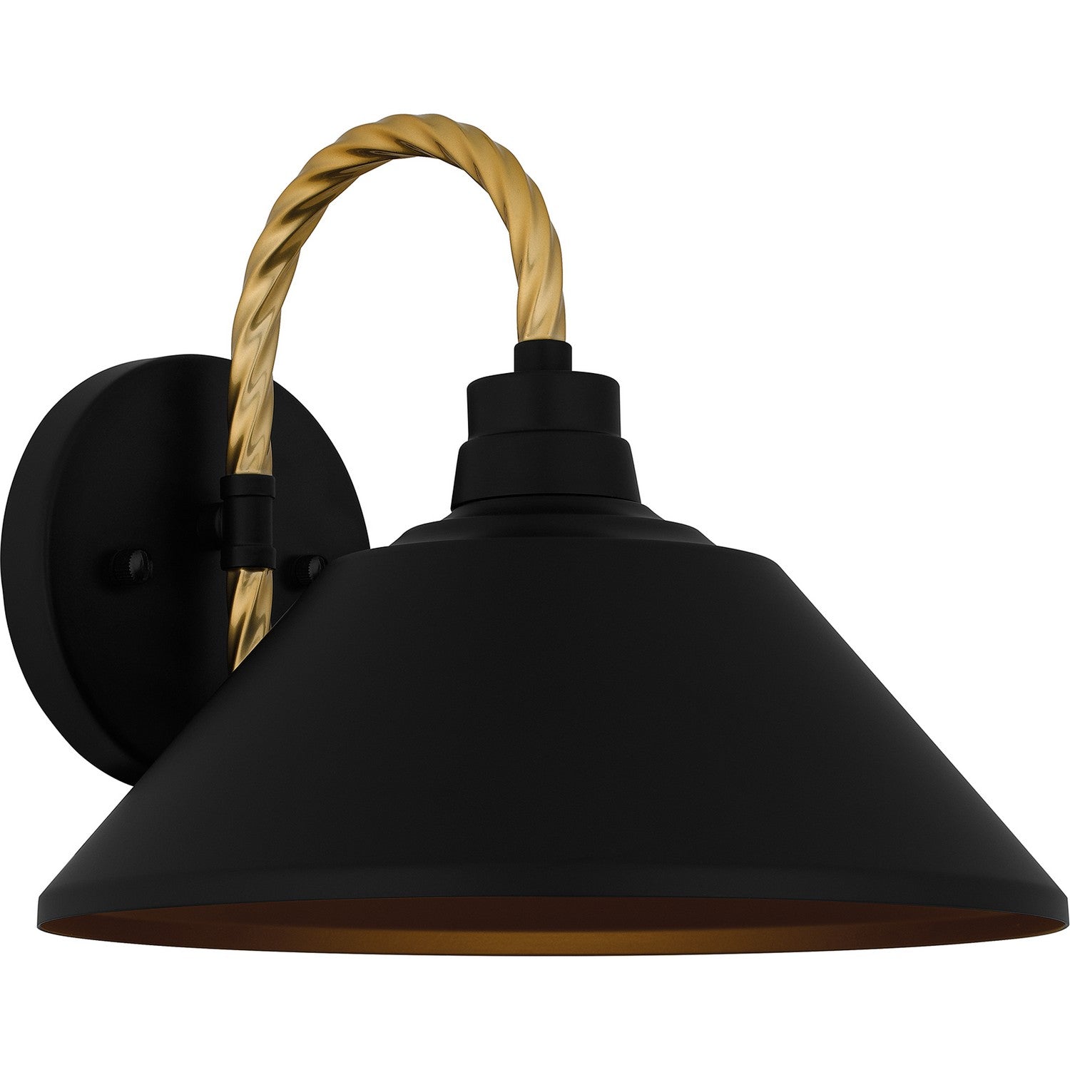 Quoizel - LSH8411MBK - One Light Outdoor Lantern - Longshore - Matte Black