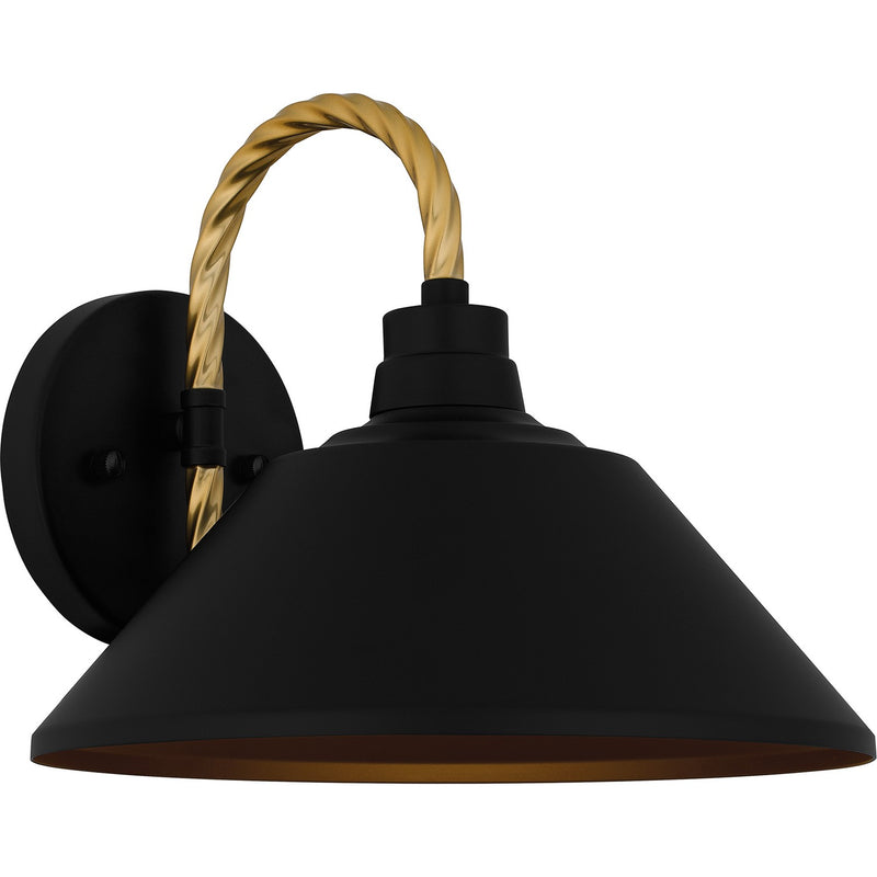 Quoizel - LSH8411MBK - One Light Outdoor Lantern - Longshore - Matte Black