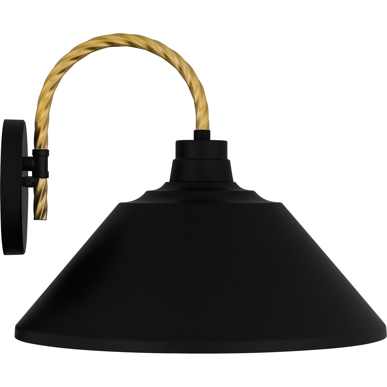 Quoizel - LSH8414MBK - One Light Outdoor Lantern - Longshore - Matte Black