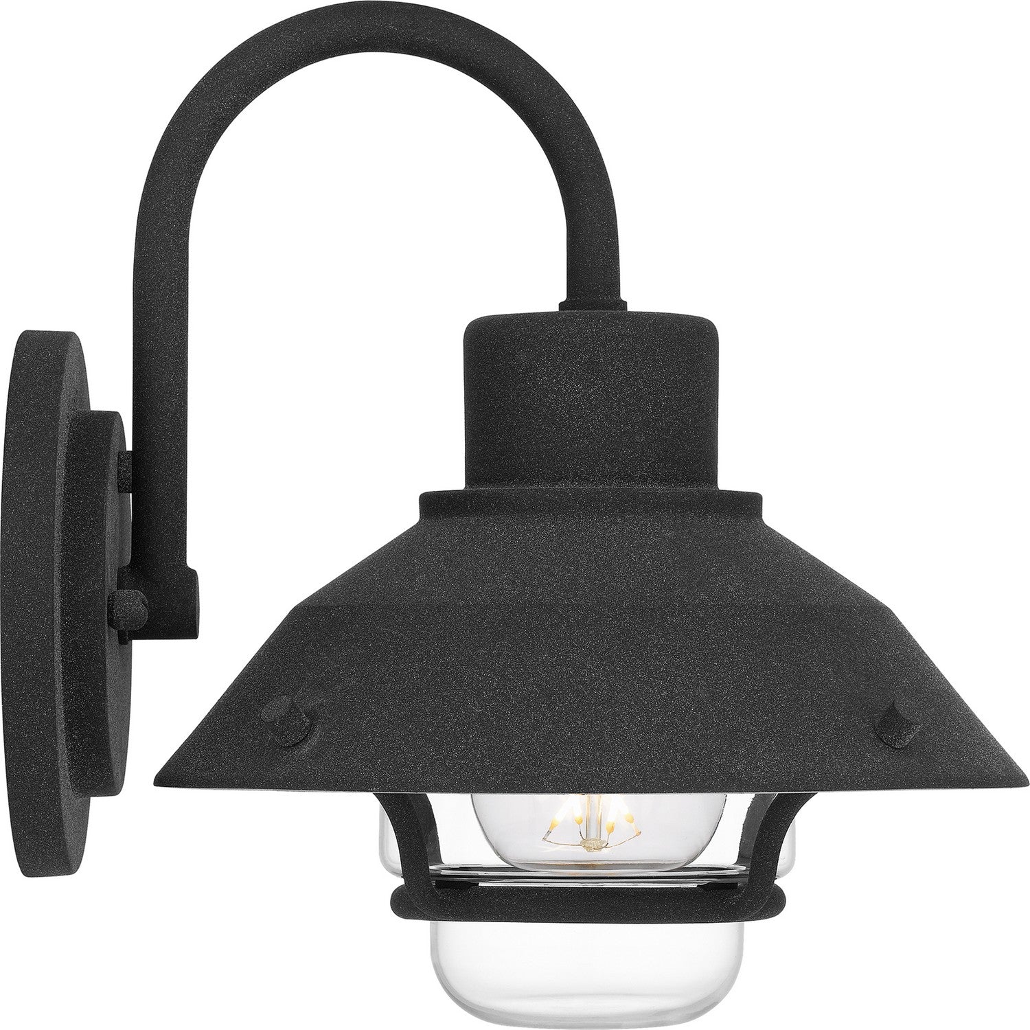 Quoizel - LVL8408MB - One Light Outdoor Wall Mount - Lavalier - Mottled Black