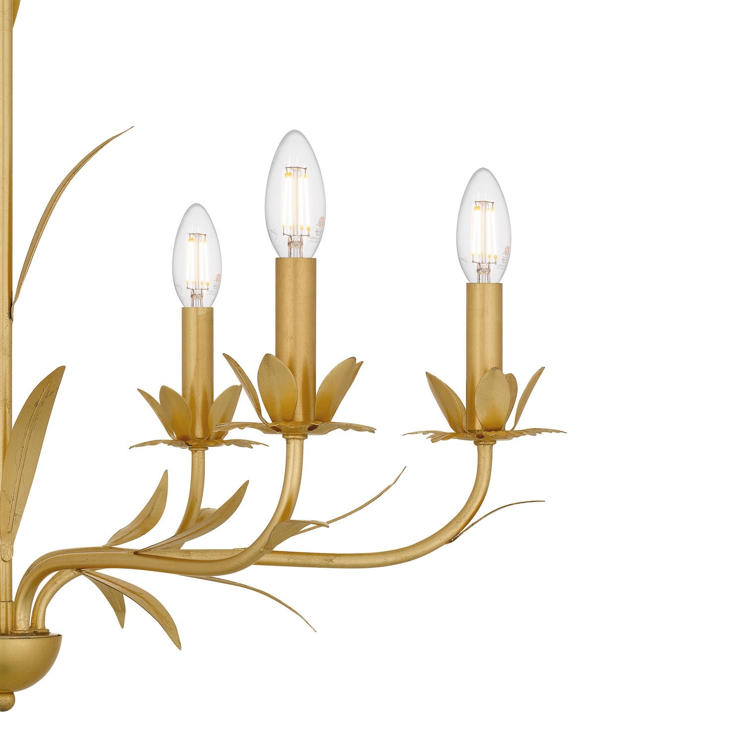 Quoizel - MAA5027GFL - Six Light Chandelier - Maria - Gold Leaf
