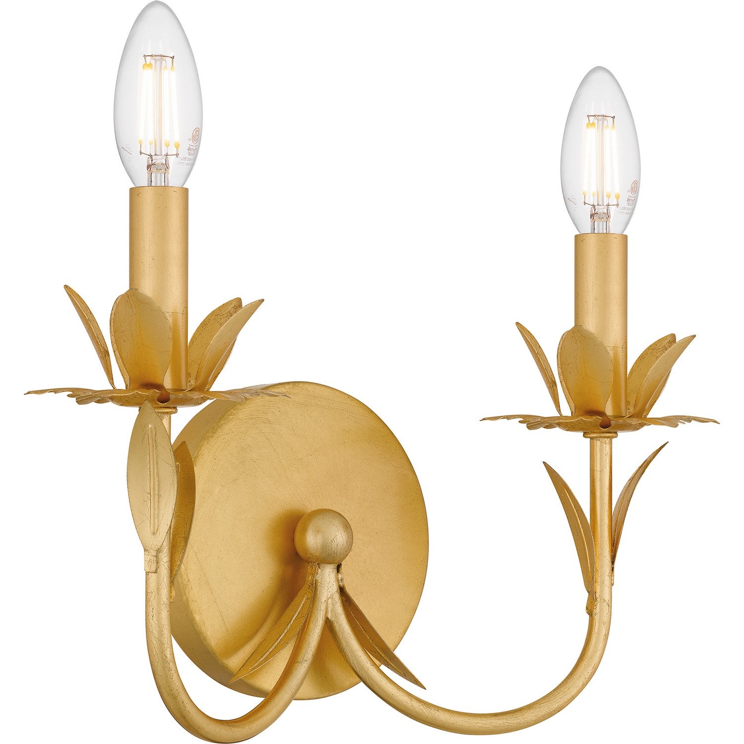 Quoizel - MAA8712GFL - Two Light Wall Sconce - Maria - Gold Leaf