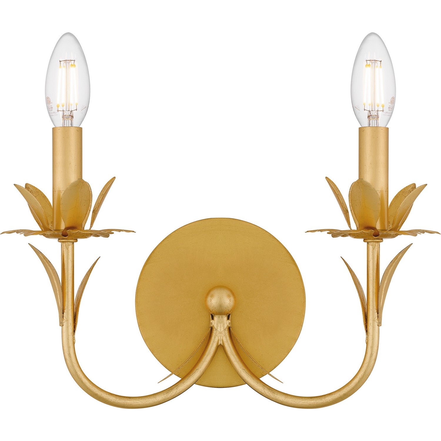Quoizel - MAA8712GFL - Two Light Wall Sconce - Maria - Gold Leaf