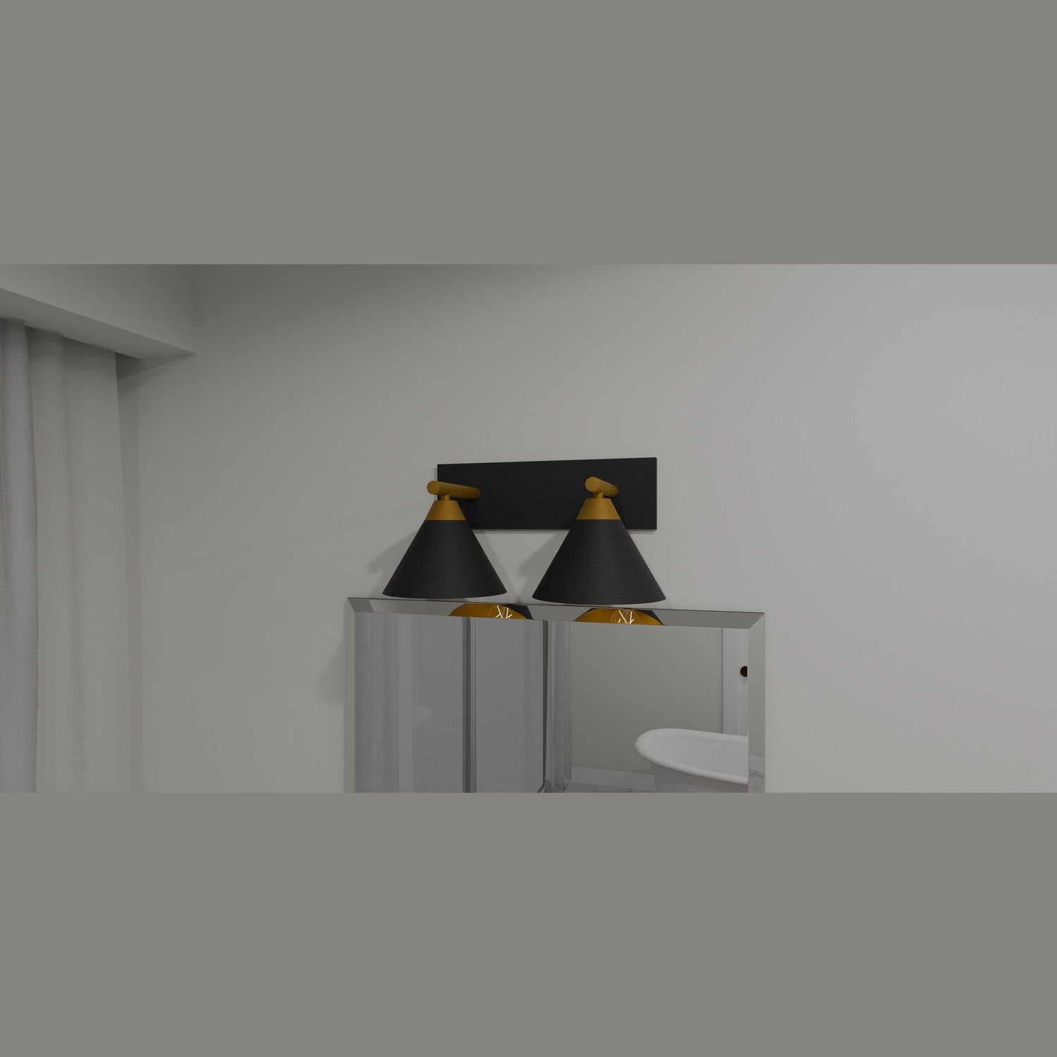 Quoizel - MTO8617MBK - Two Light Bath - Mastro - Matte Black