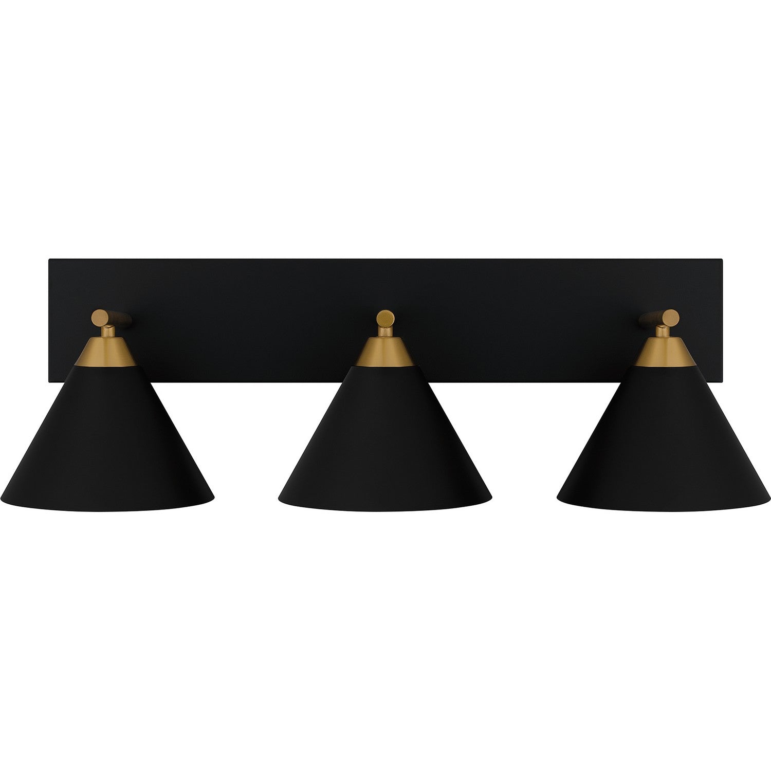 Quoizel - MTO8627MBK - Three Light Bath - Mastro - Matte Black