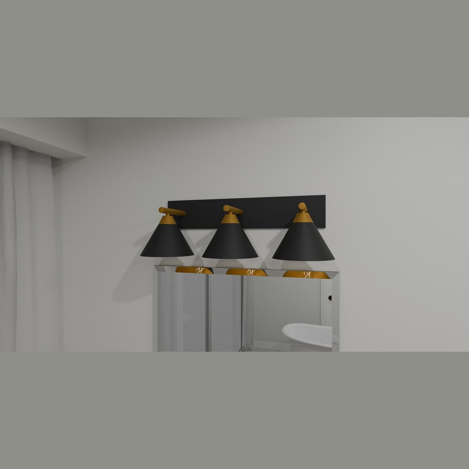 Quoizel - MTO8627MBK - Three Light Bath - Mastro - Matte Black