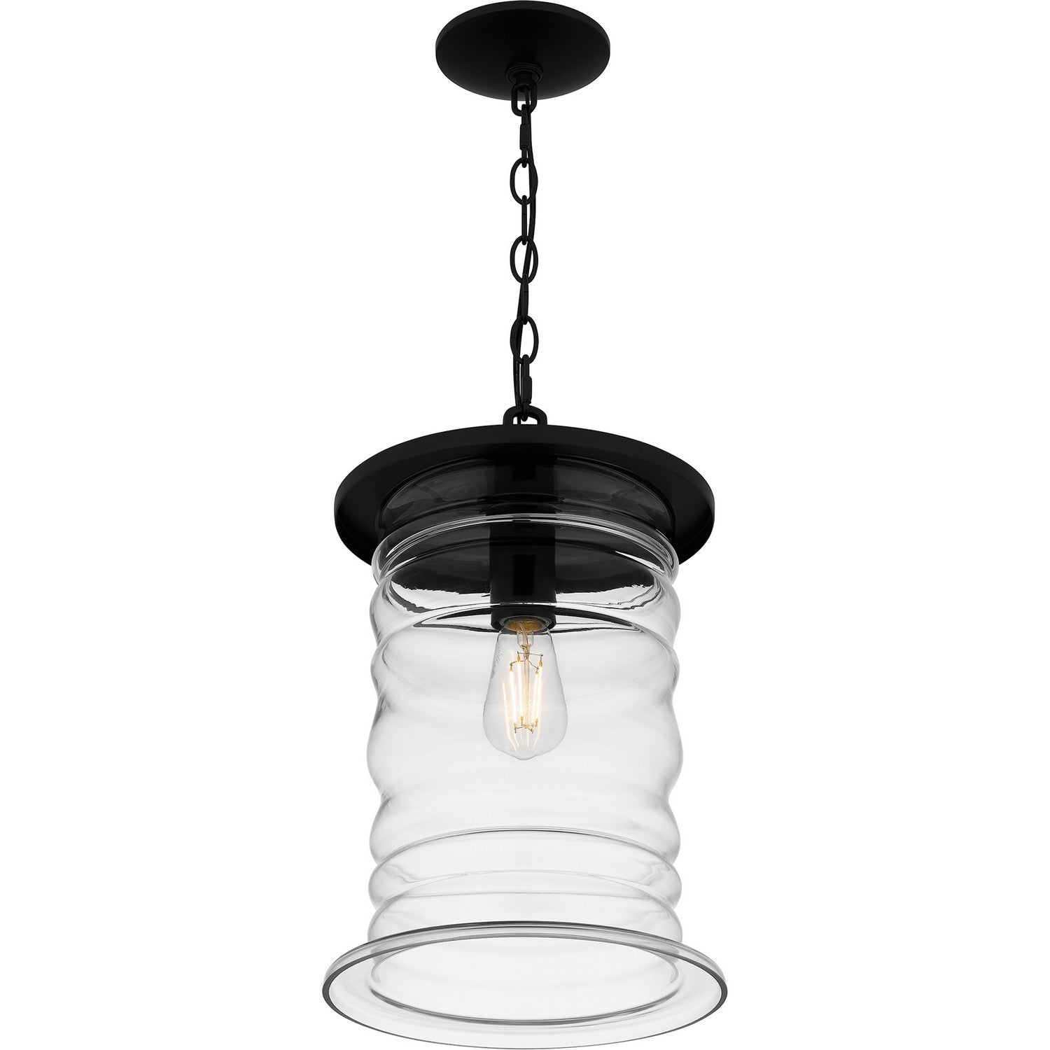 Quoizel - NAD1910MBK - One Light Outdoor Hanging Lantern - Noland - Matte Black