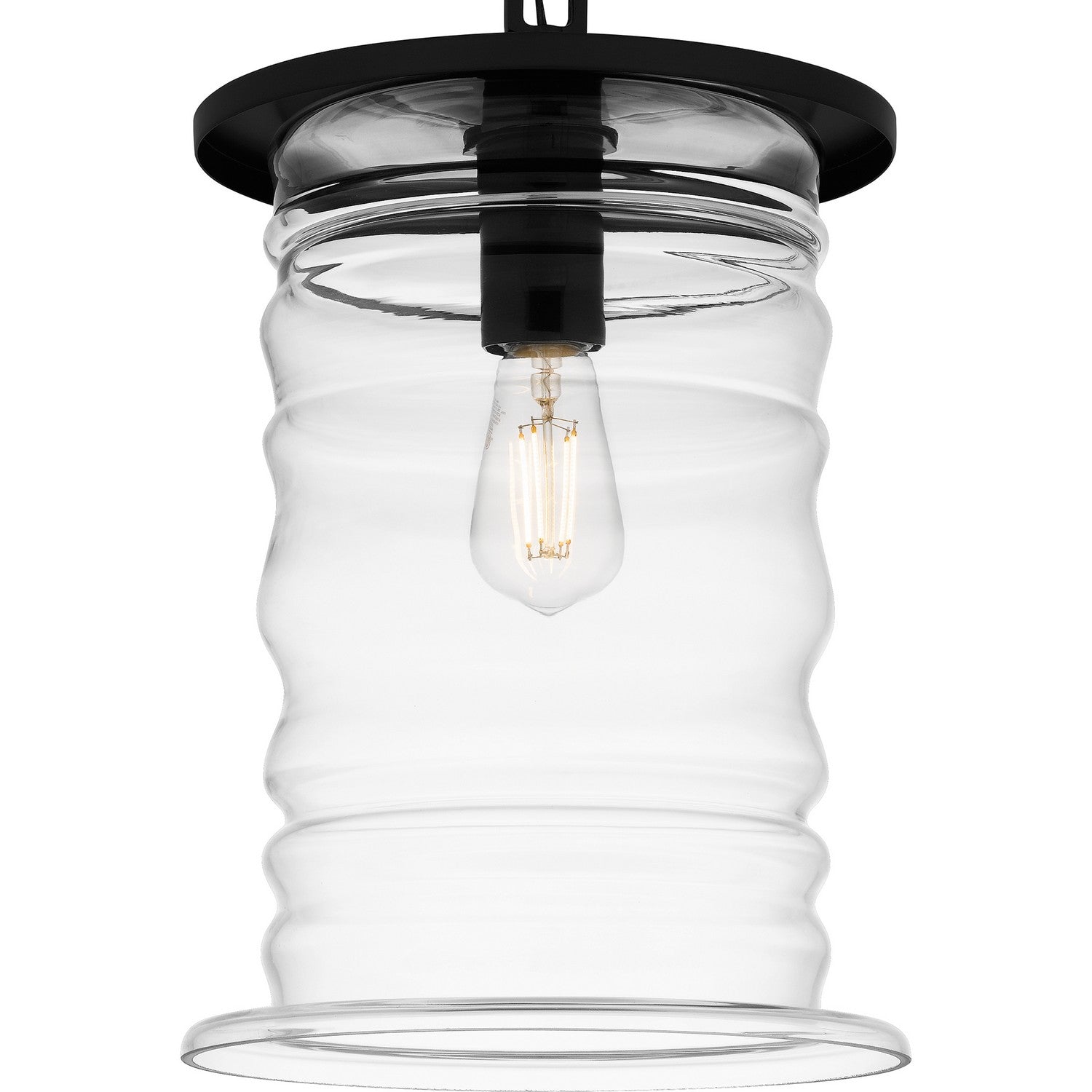 Quoizel - NAD1910MBK - One Light Outdoor Hanging Lantern - Noland - Matte Black