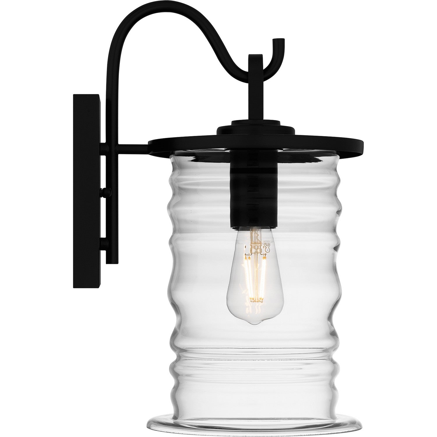 Quoizel - NAD8408MBK - One Light Outdoor Wall Mount - Noland - Matte Black
