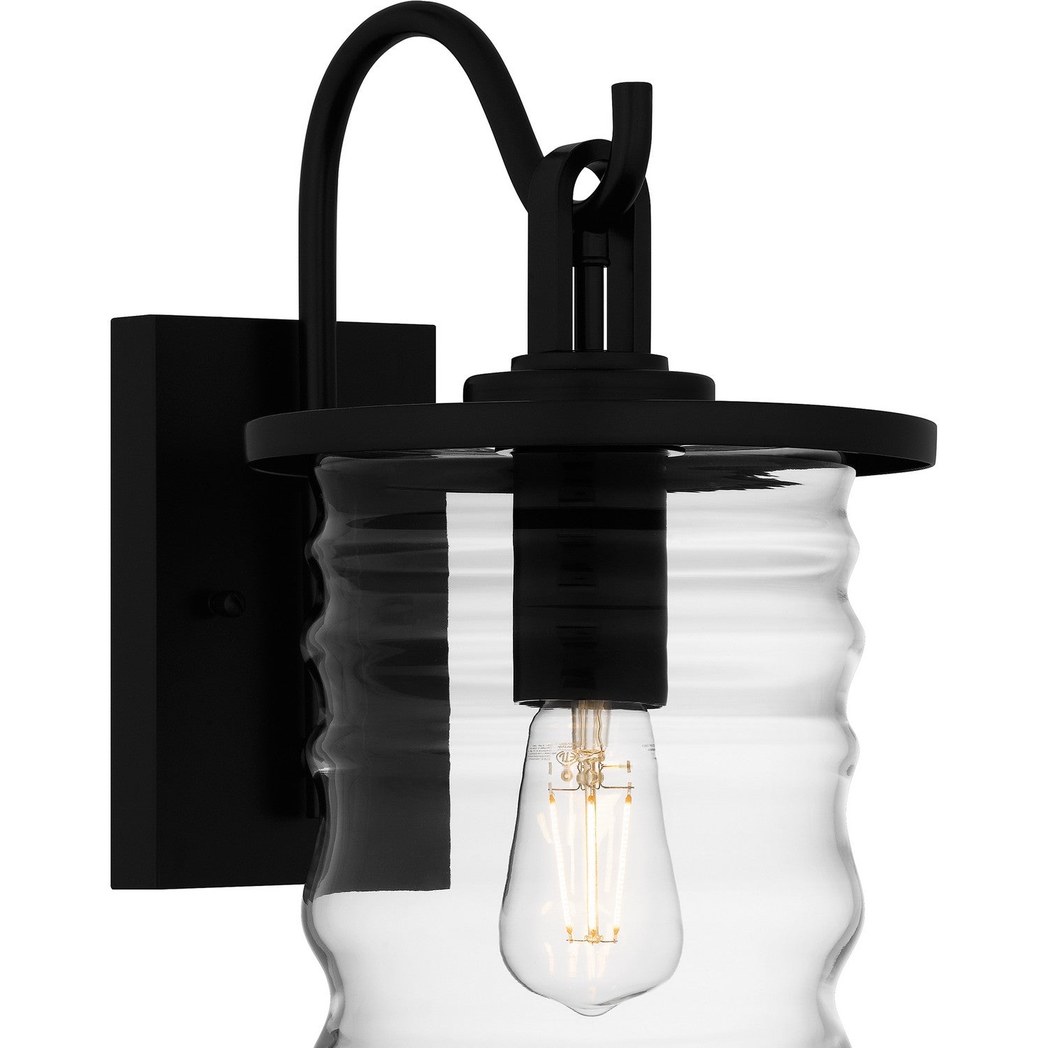 Quoizel - NAD8408MBK - One Light Outdoor Wall Mount - Noland - Matte Black