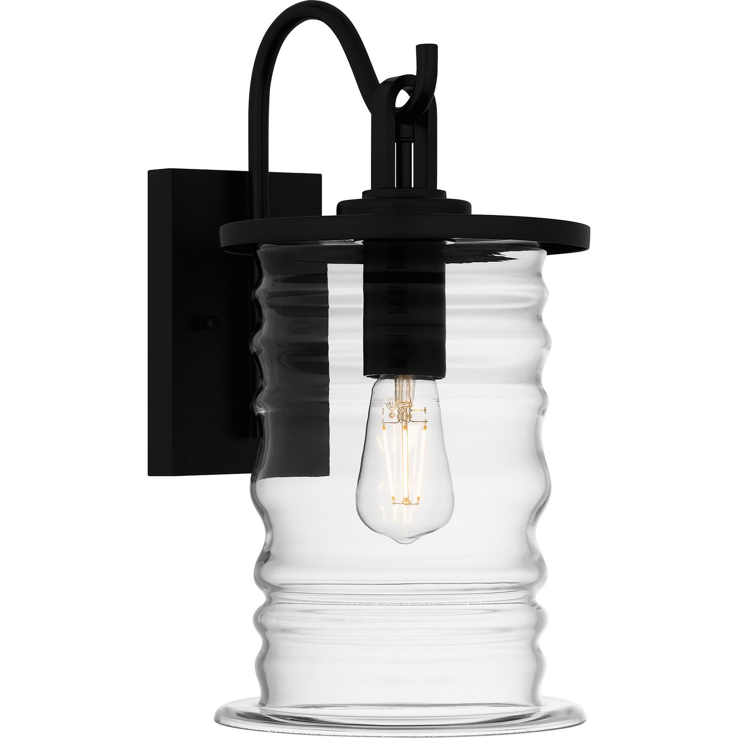 Quoizel - NAD8408MBK - One Light Outdoor Wall Mount - Noland - Matte Black
