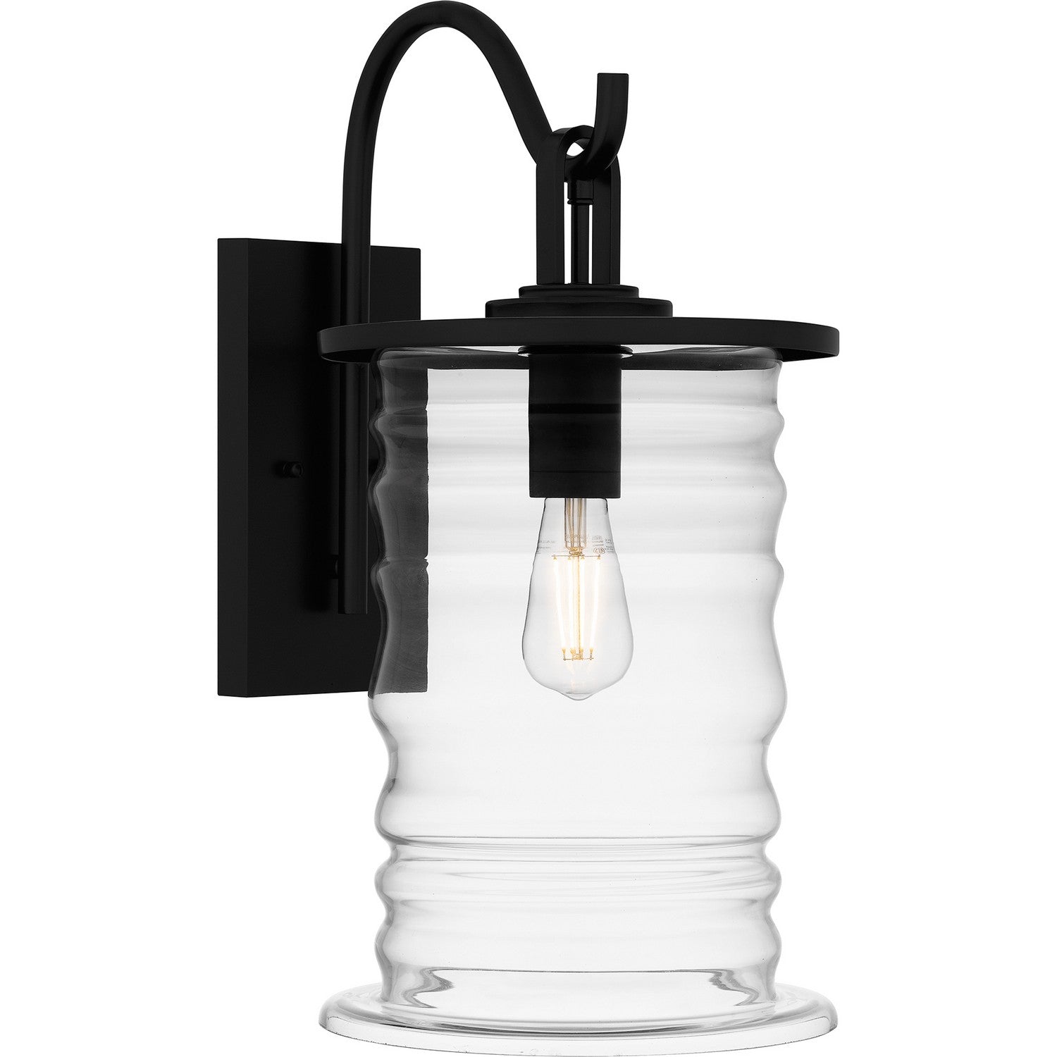 Quoizel - NAD8410MBK - One Light Outdoor Wall Mount - Noland - Matte Black