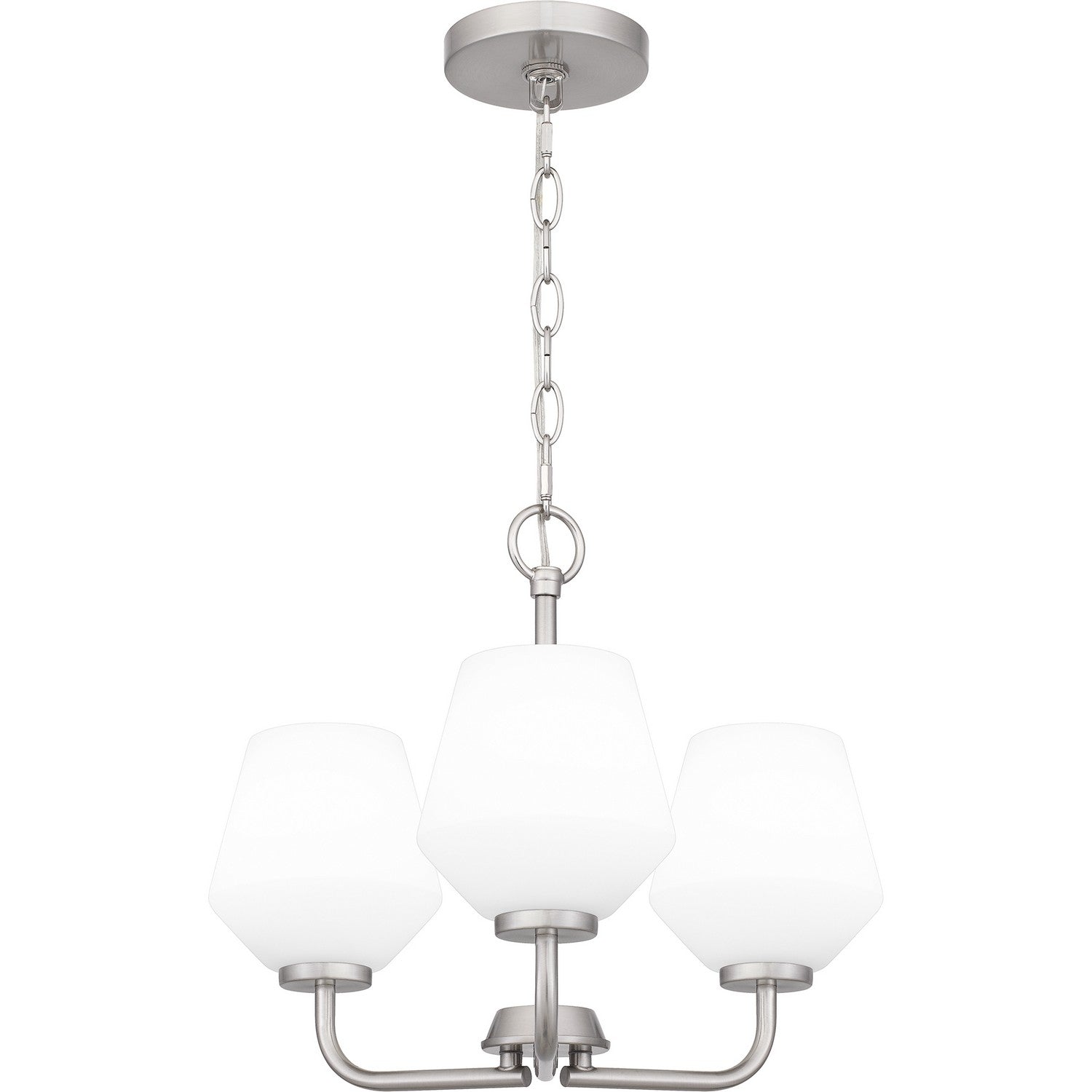 Quoizel - NIE2817BN - Three Light Pendant - Nielson - Brushed Nickel