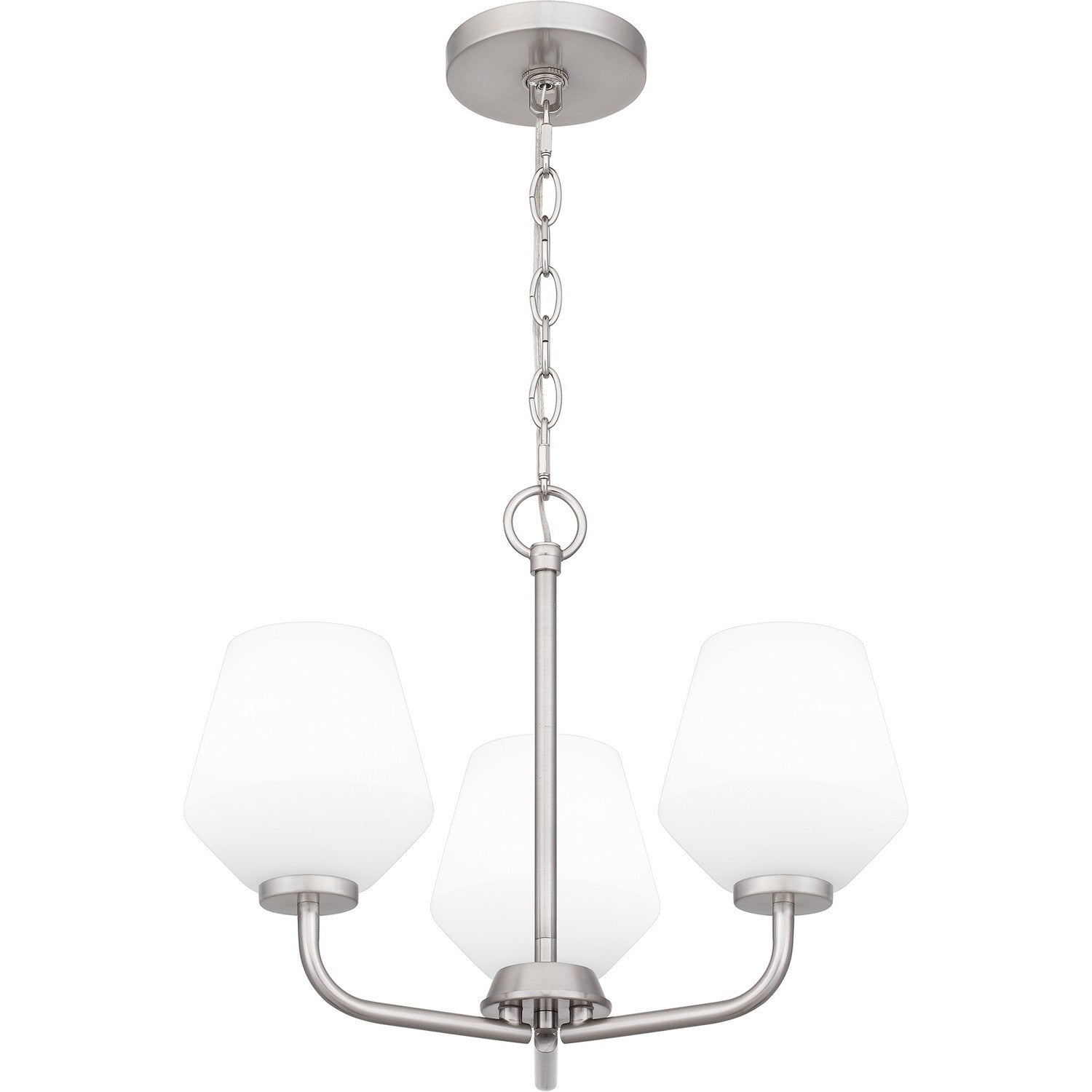 Quoizel - NIE2817BN - Three Light Pendant - Nielson - Brushed Nickel