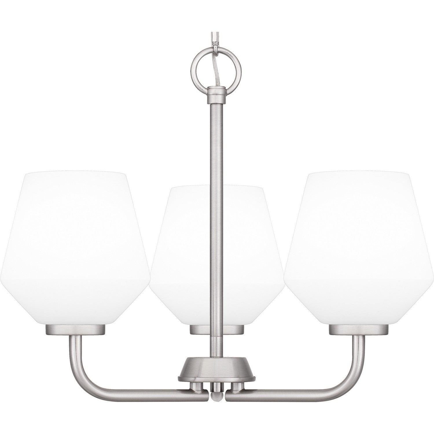 Quoizel - NIE2817BN - Three Light Pendant - Nielson - Brushed Nickel