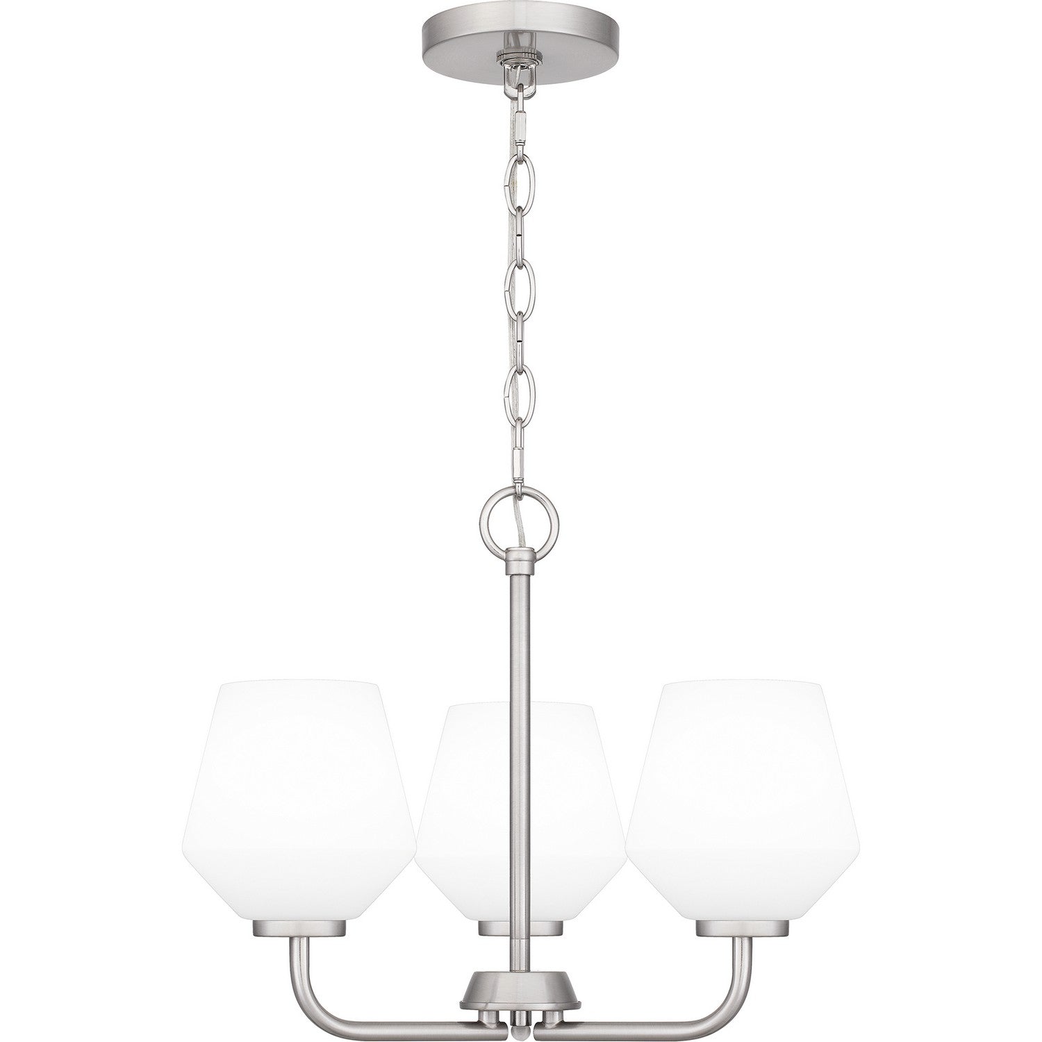 Quoizel - NIE2817BN - Three Light Pendant - Nielson - Brushed Nickel