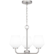 Quoizel - NIE2817BN - Three Light Pendant - Nielson - Brushed Nickel