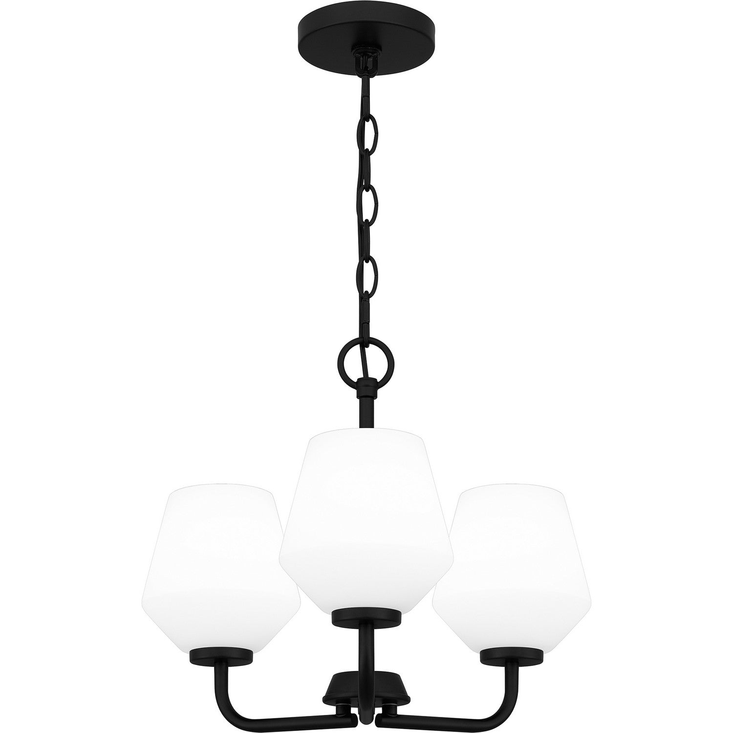 Quoizel - NIE2817MBK - Three Light Pendant - Nielson - Matte Black