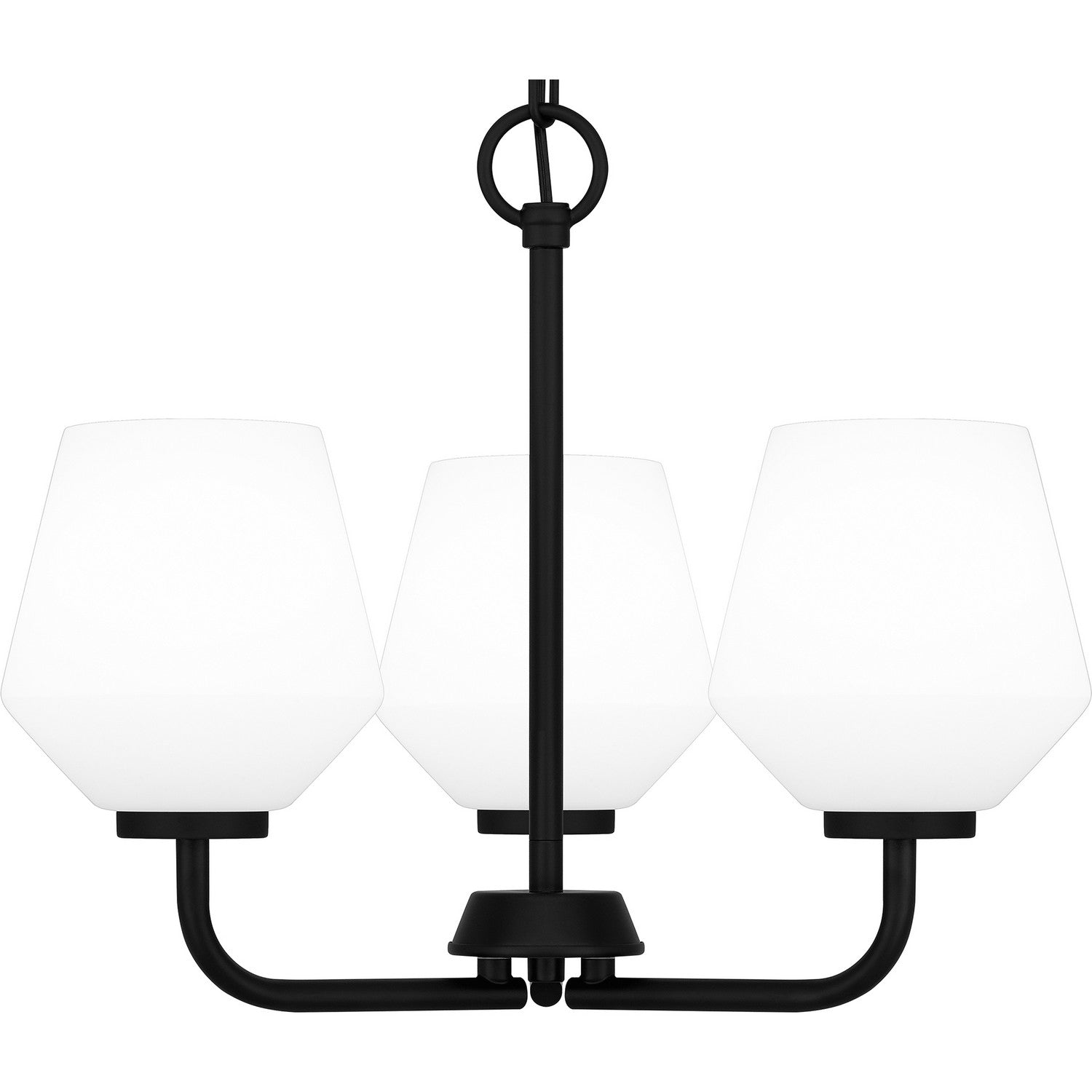 Quoizel - NIE2817MBK - Three Light Pendant - Nielson - Matte Black