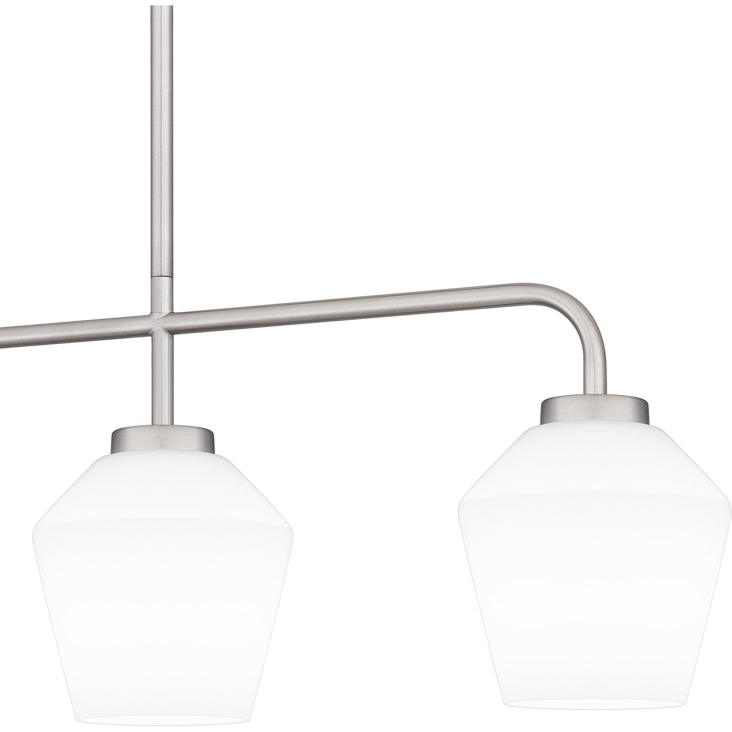 Quoizel - NIE436BN - Four Light Linear Chandelier - Nielson - Brushed Nickel