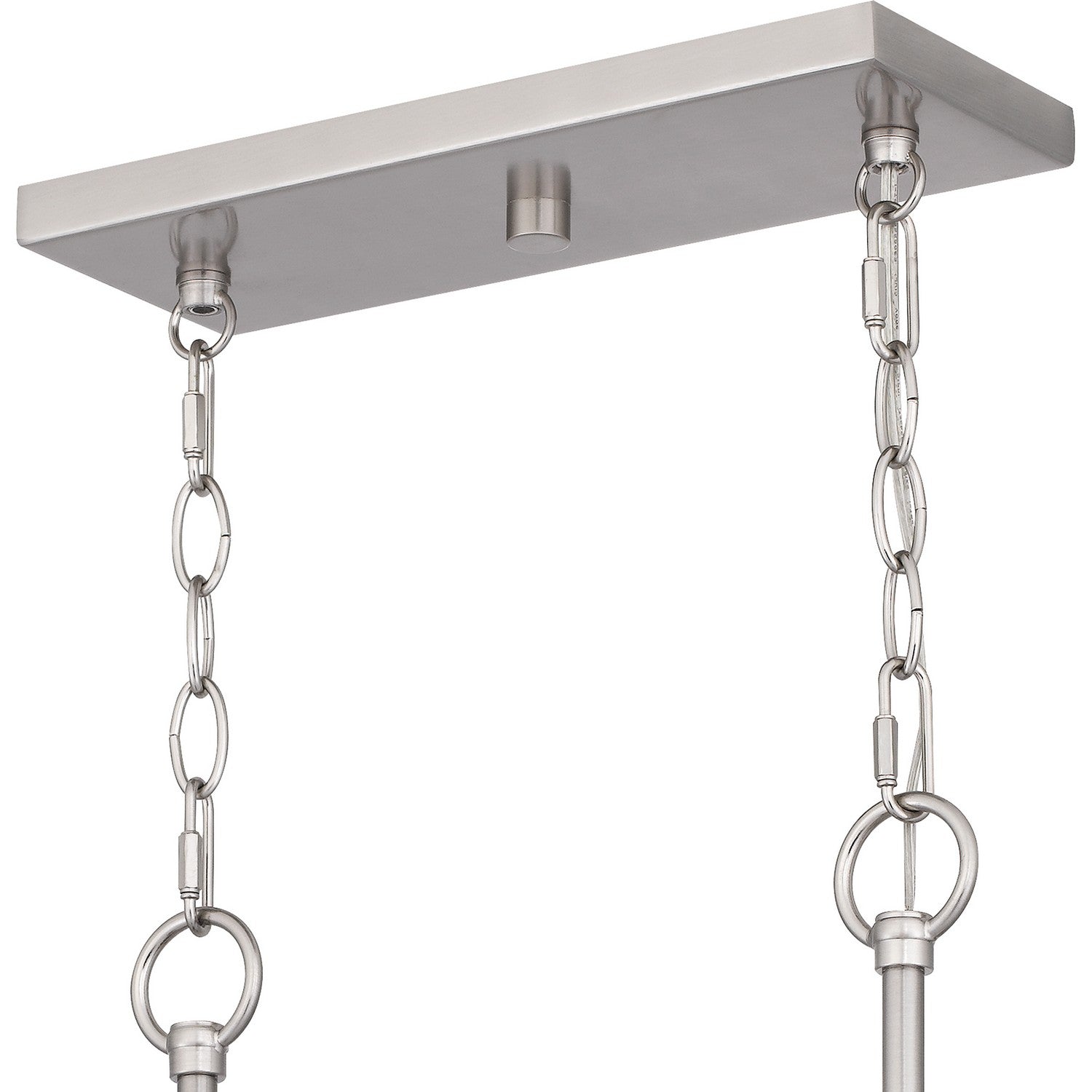 Quoizel - NIE436BN - Four Light Linear Chandelier - Nielson - Brushed Nickel
