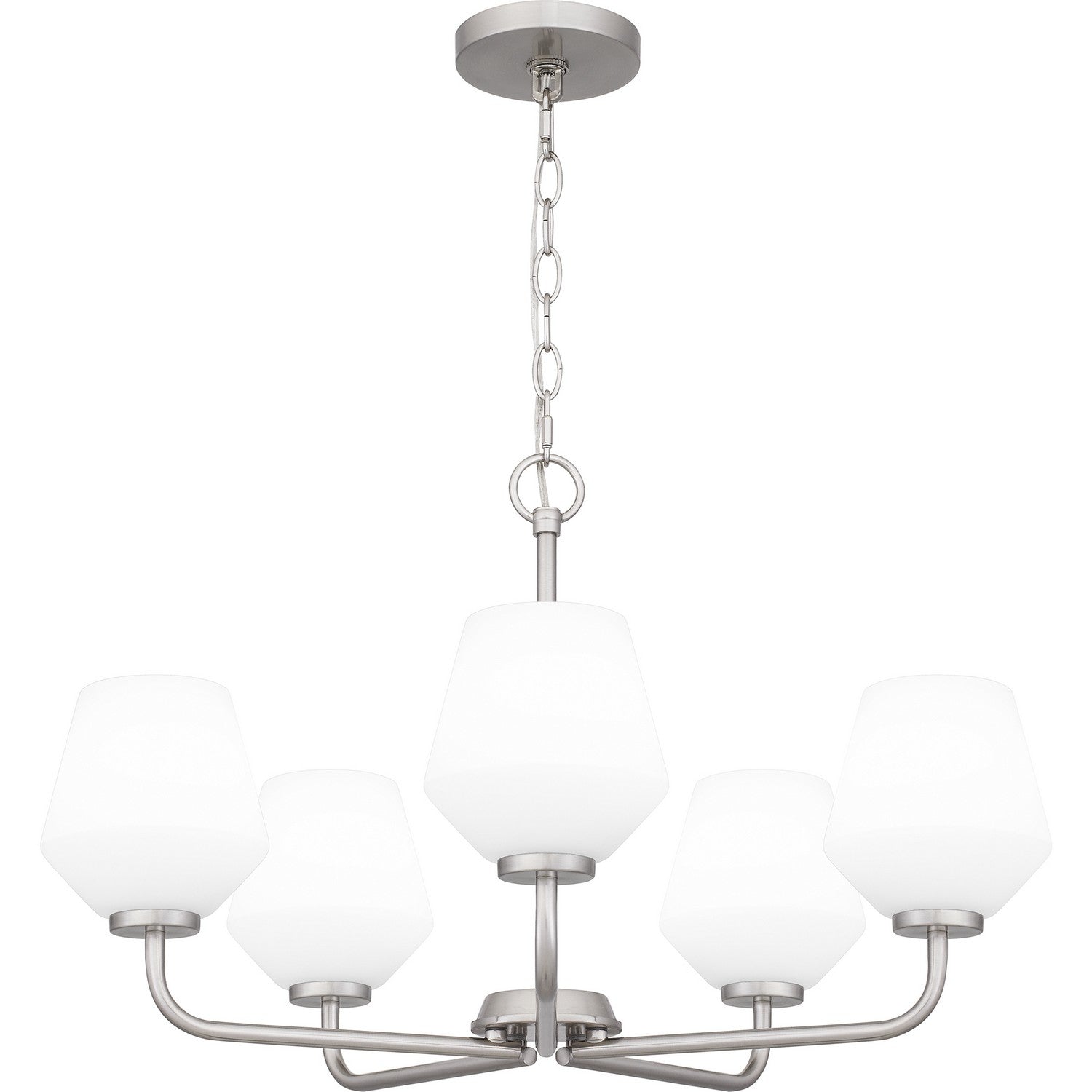 Quoizel - NIE5025BN - Five Light Chandelier - Nielson - Brushed Nickel
