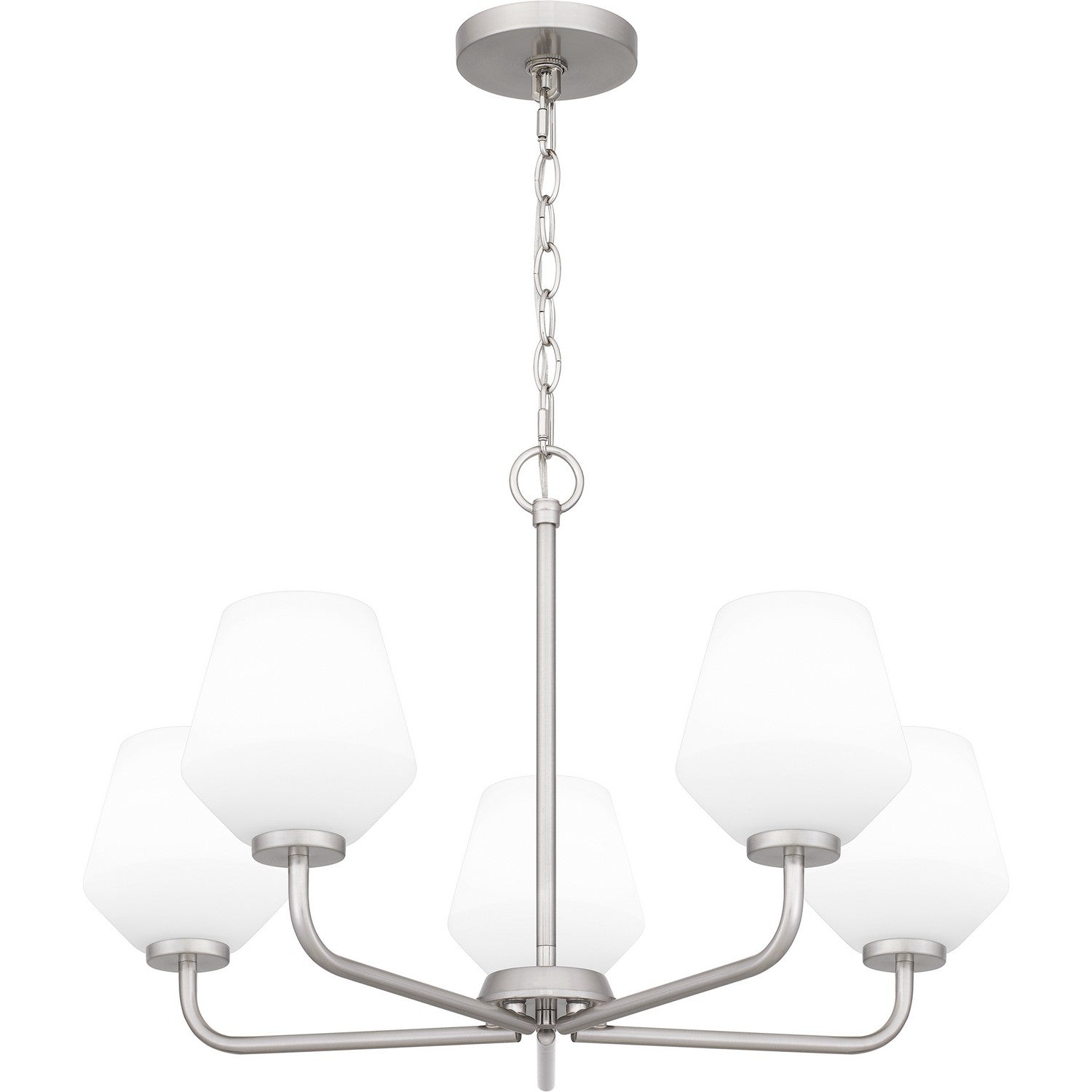 Quoizel - NIE5025BN - Five Light Chandelier - Nielson - Brushed Nickel