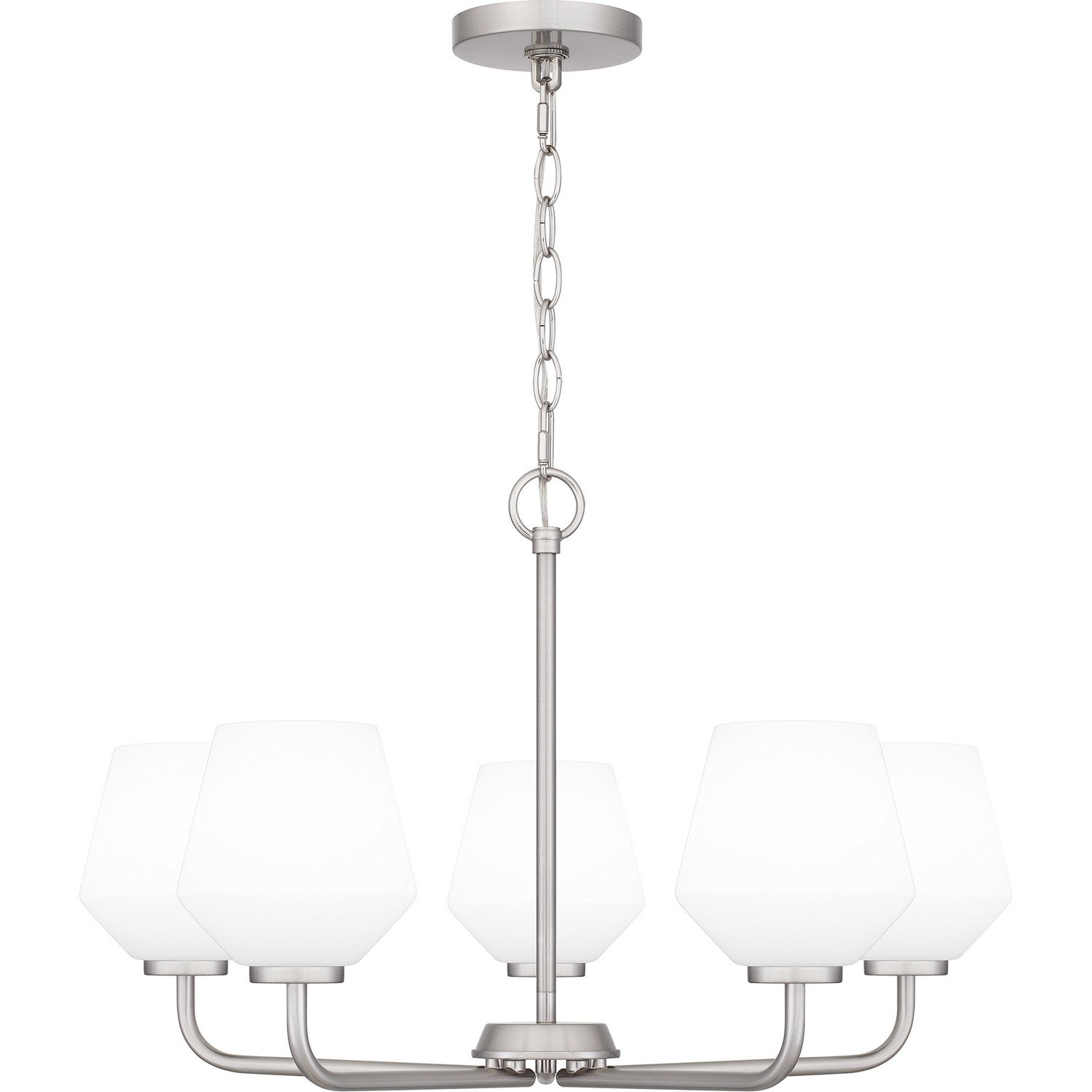 Quoizel - NIE5025BN - Five Light Chandelier - Nielson - Brushed Nickel
