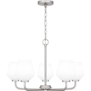 Quoizel - NIE5025BN - Five Light Chandelier - Nielson - Brushed Nickel